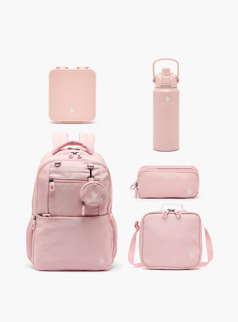 US POLO ASSN. Printed Lunch Bag for Girls 8-13 Years with Insulation-school-lunchessentials-lunchbags-image-8