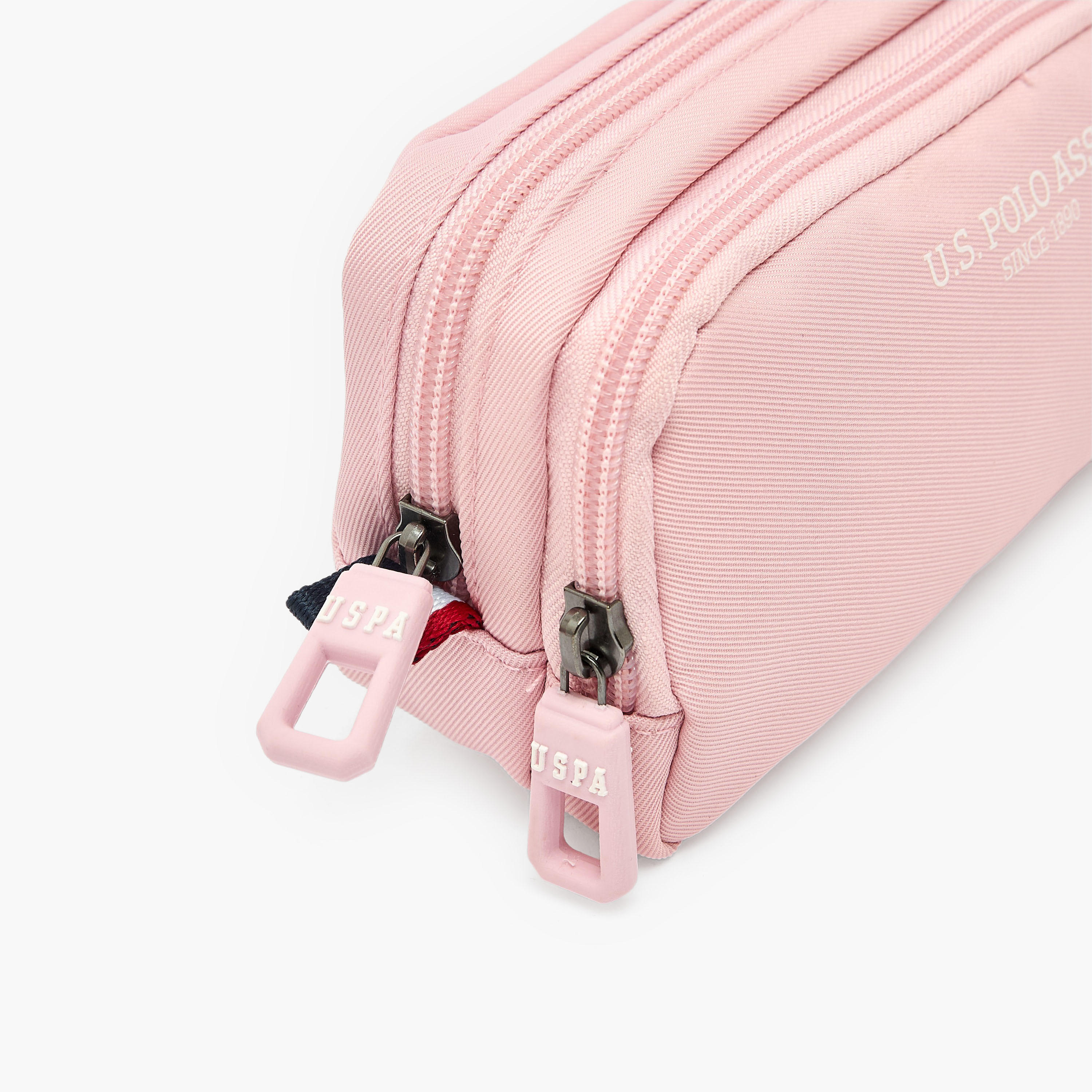 US POLO ASSN. Logon Print Pencil Pouch with 2 Compartments-school-stationery-pencilcases-image-5