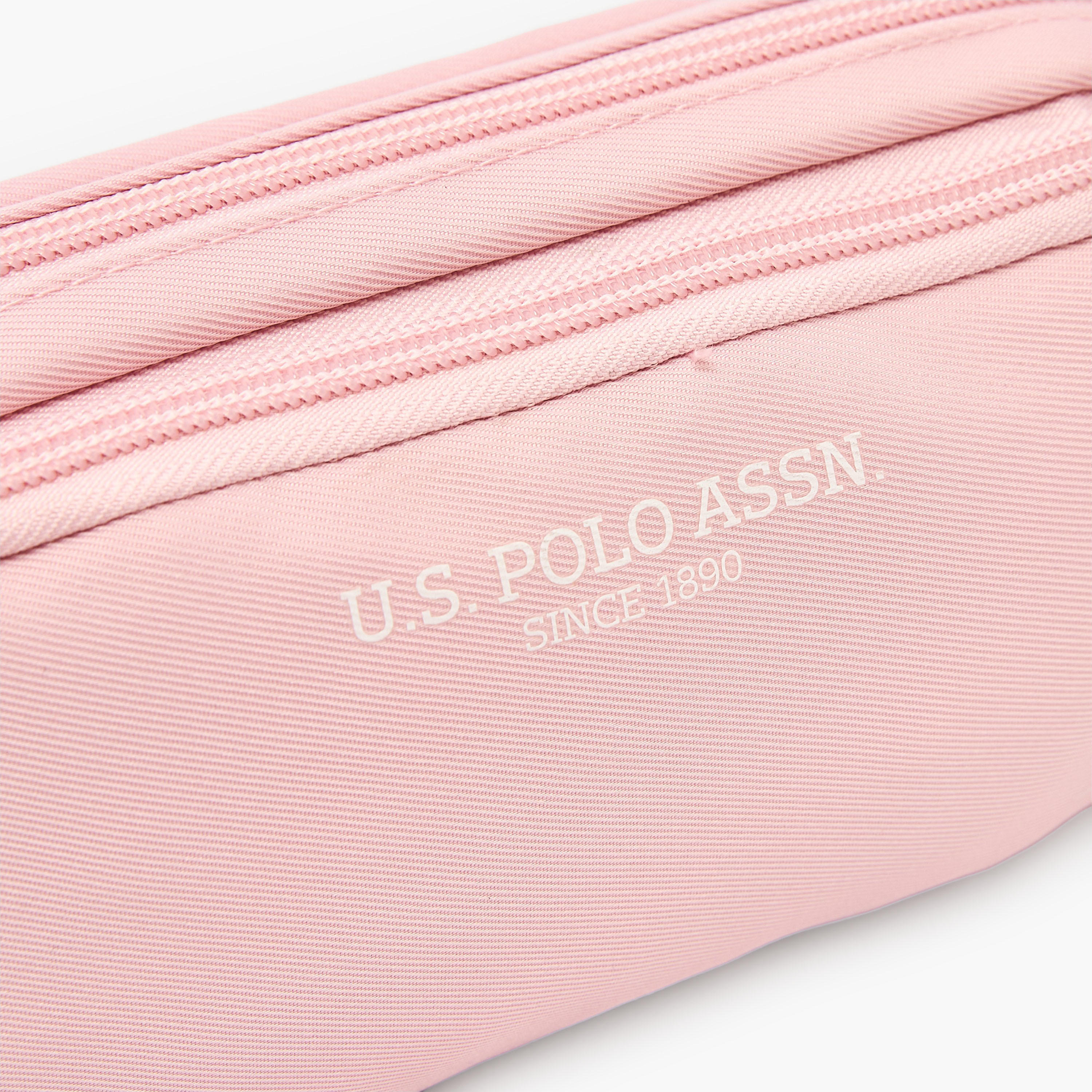 US POLO ASSN. Logon Print Pencil Pouch with 2 Compartments-school-stationery-pencilcases-image-6