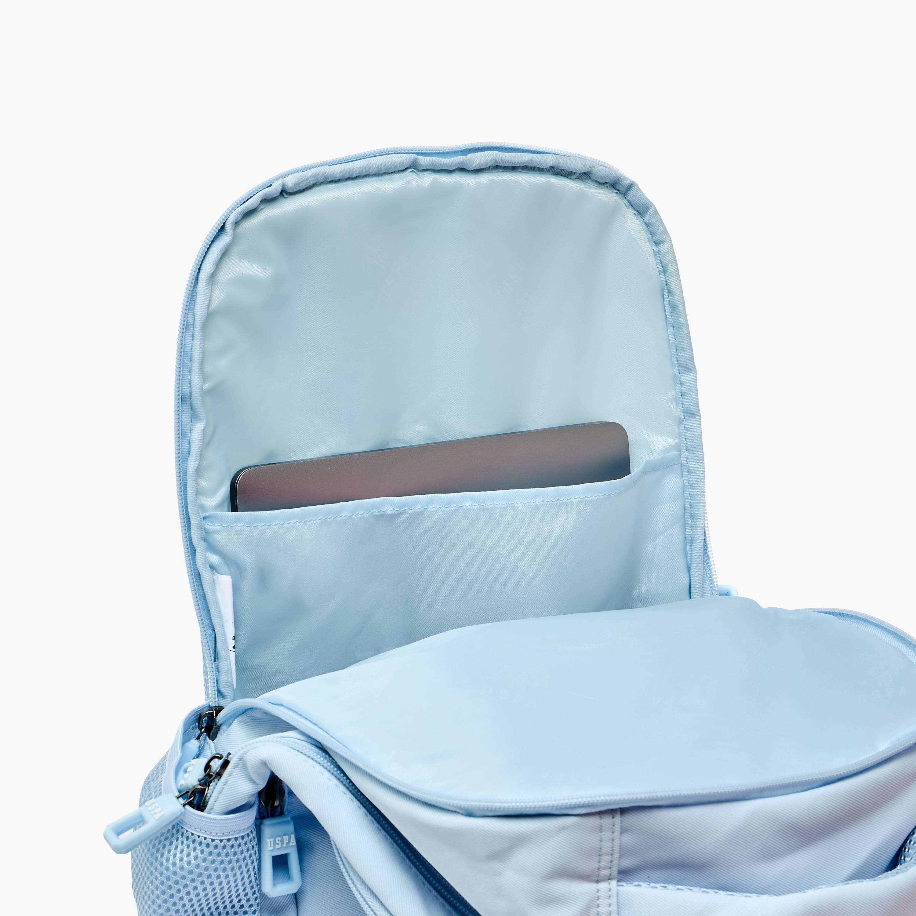 شنطة ظهر سادة بأحزمة كتف مبطنة للبنات من سن 8 -13 سنة من يو إس بولو أسن - 18 بوصة-school-bagsandbackpacks-backpacks-image-7