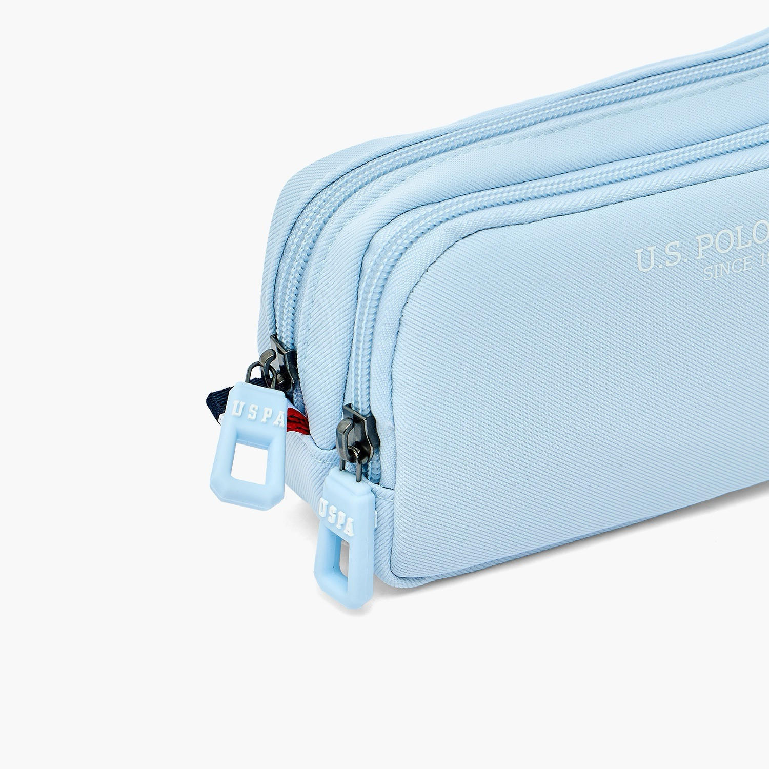 US POLO ASSN. Logo Print Pencil Pouch with 2 Compartments-school-stationery-pencilcases-image-5