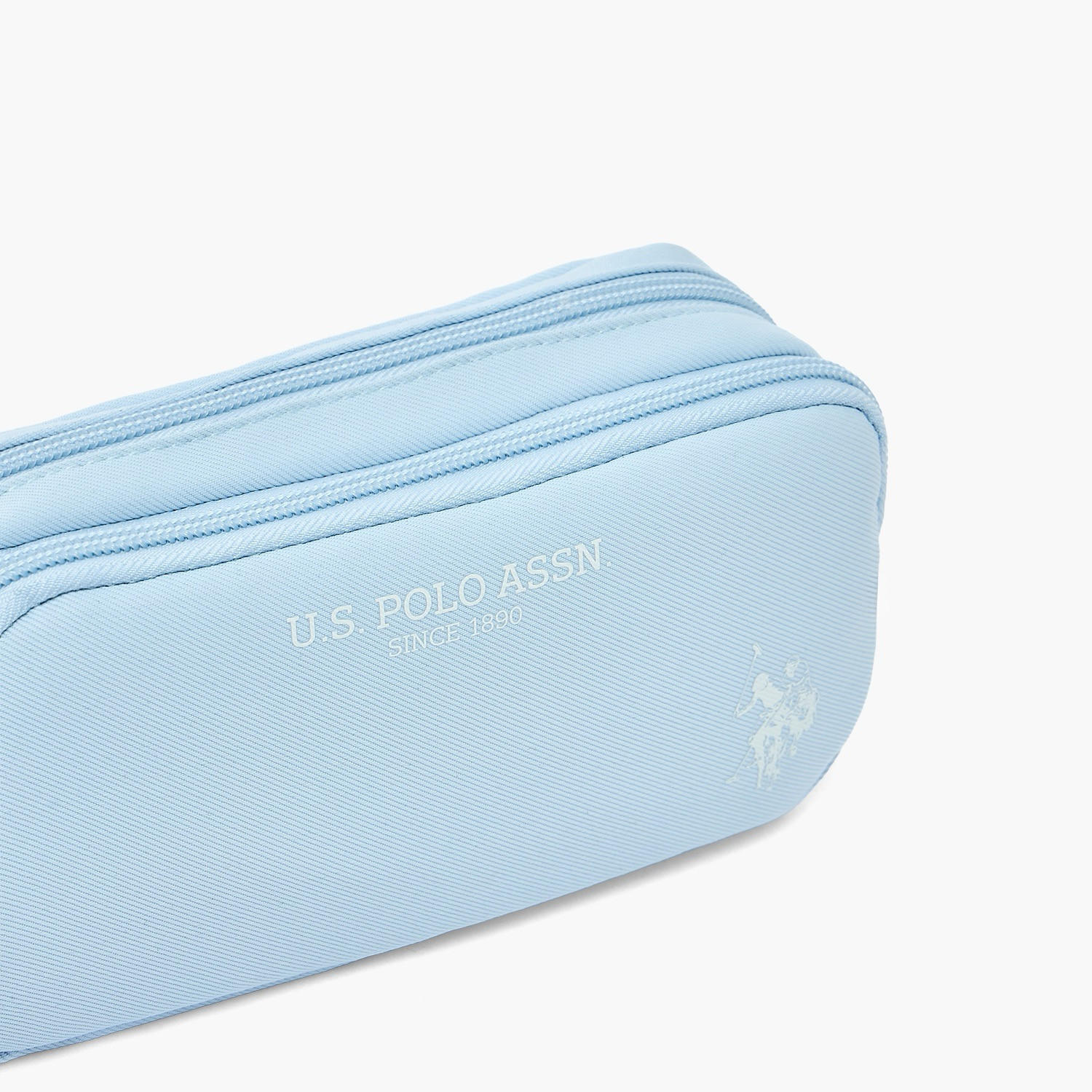 US POLO ASSN. Logo Print Pencil Pouch with 2 Compartments-school-stationery-pencilcases-image-6