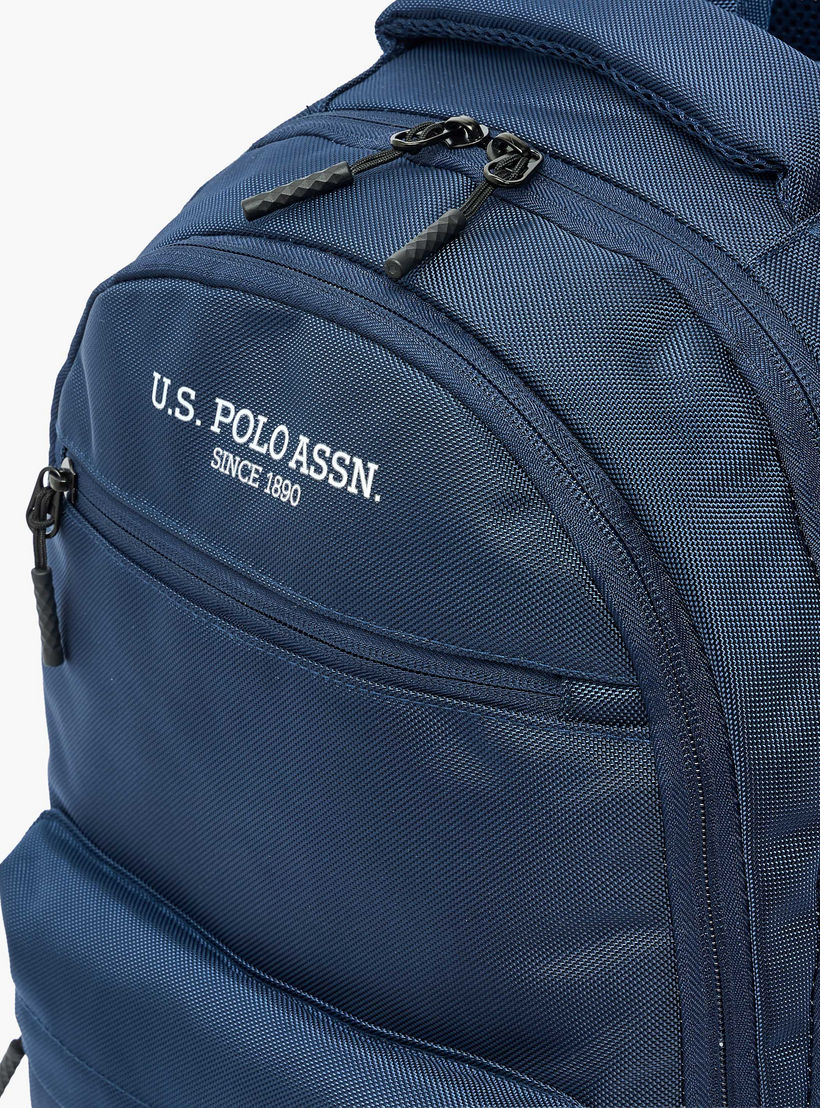 US POLO ASSN. Solid Backpack for Boys 8-13 Years with Adjustable Shoulder Straps - 18 inches-school-bagsandbackpacks-backpacks-image-5