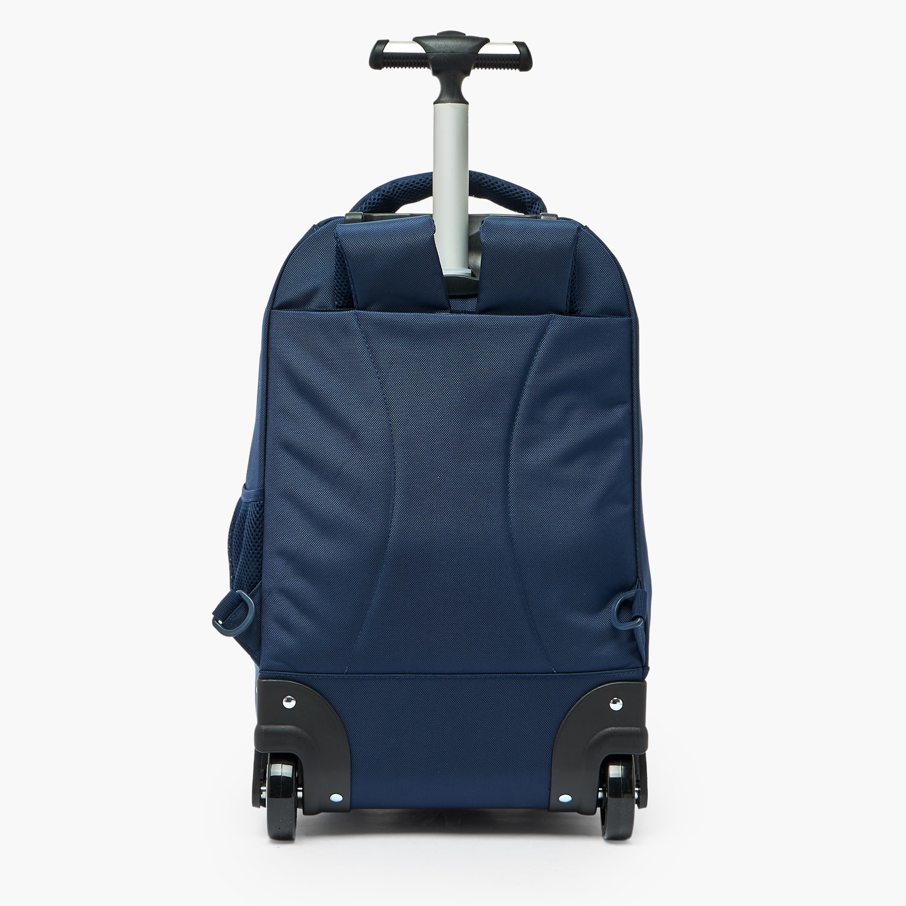 US POLO ASSN. Solid Trolley Backpack for Boys 8-13 Years with Retractable Handle - 19 inches-school-bagsandbackpacks-trolleybags-image-10