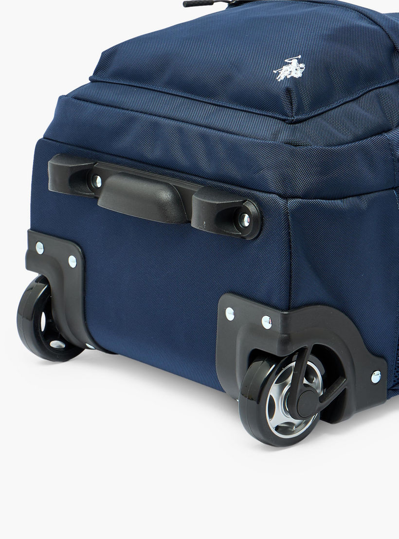 US POLO ASSN. Solid Trolley Backpack for Boys 8-13 Years with Retractable Handle - 19 inches-school-bagsandbackpacks-trolleybags-image-12