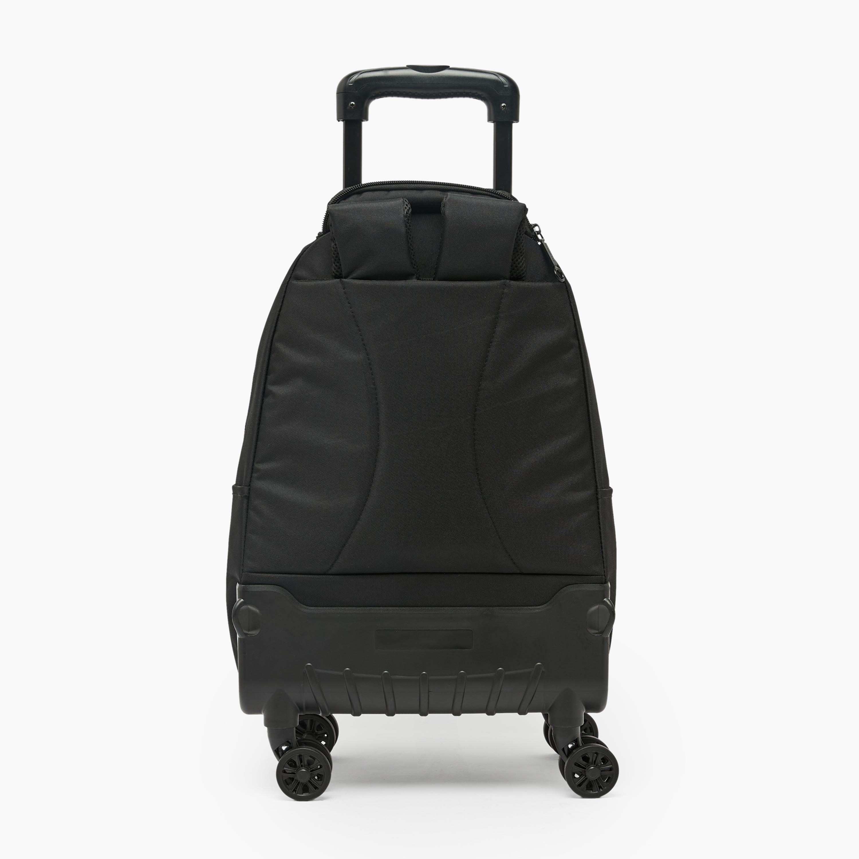 US POLO ASSN. Solid Trolley Backpack for Boys 8-13 Years with Retractable Handle - 18 inches-school-bagsandbackpacks-trolleybags-image-13