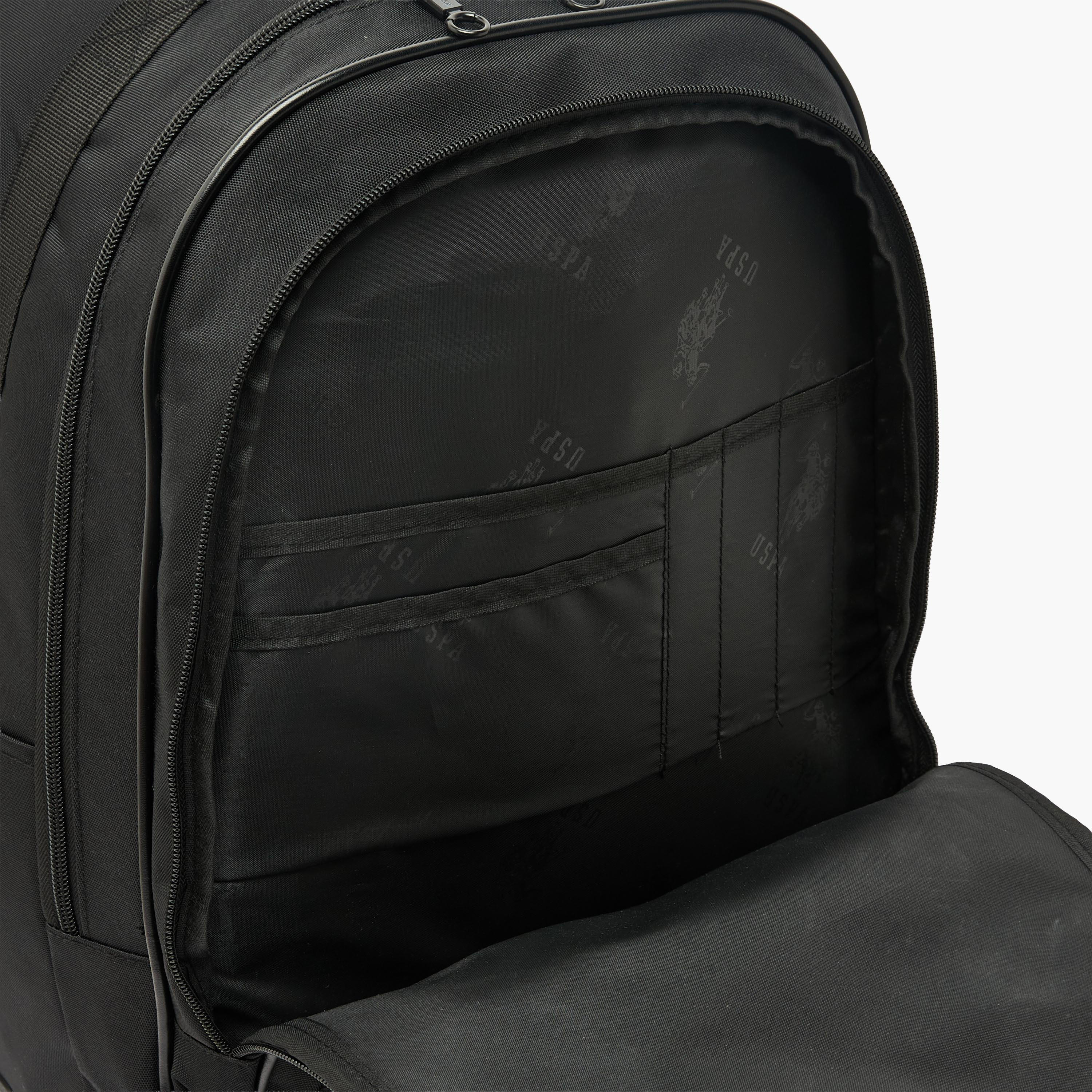 US POLO ASSN. Solid Trolley Backpack for Boys 8-13 Years with Retractable Handle - 18 inches-school-bagsandbackpacks-trolleybags-image-7