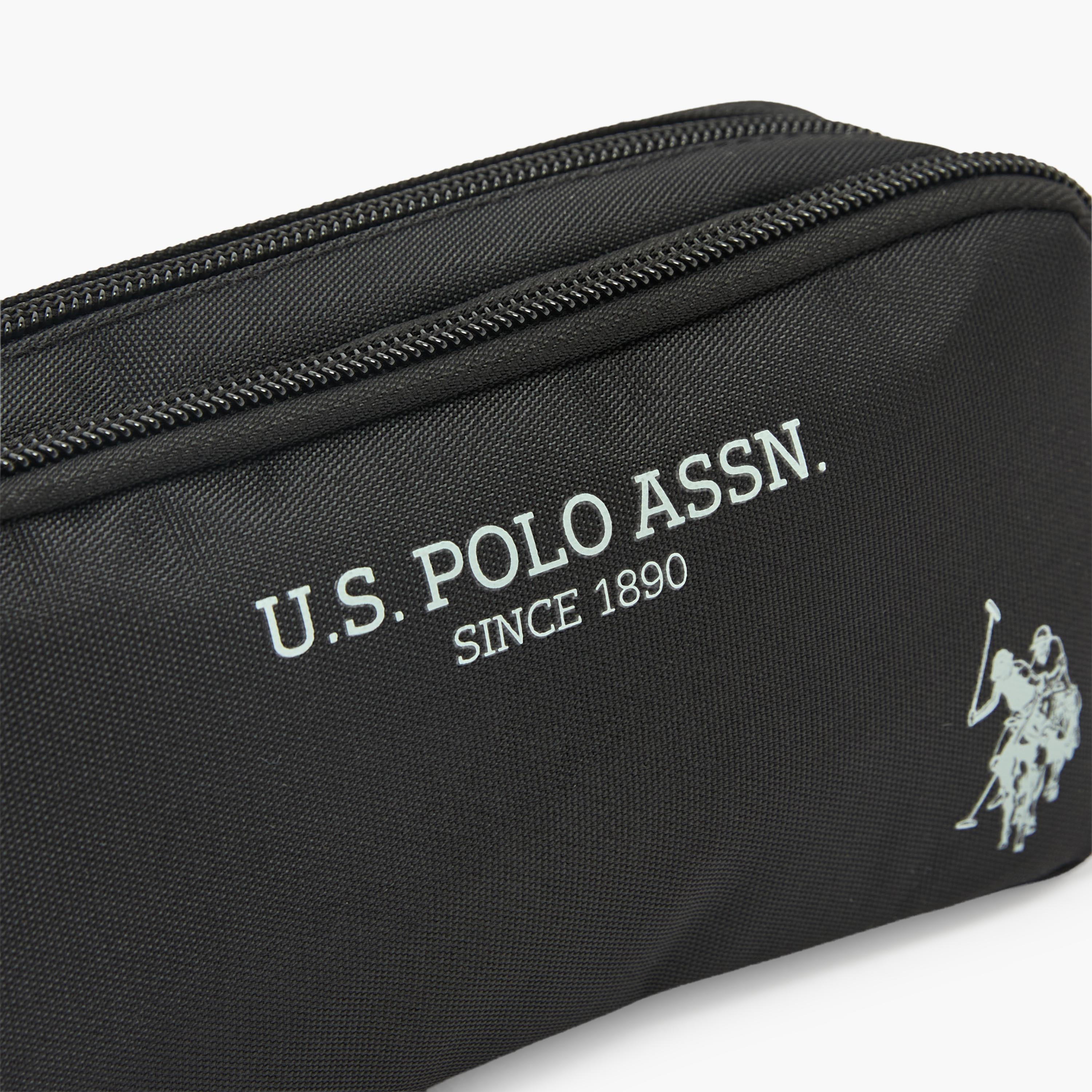 US POLO ASSN. Logo Print Pencil Pouch with Zip Closure-school-stationery-pencilcases-image-6