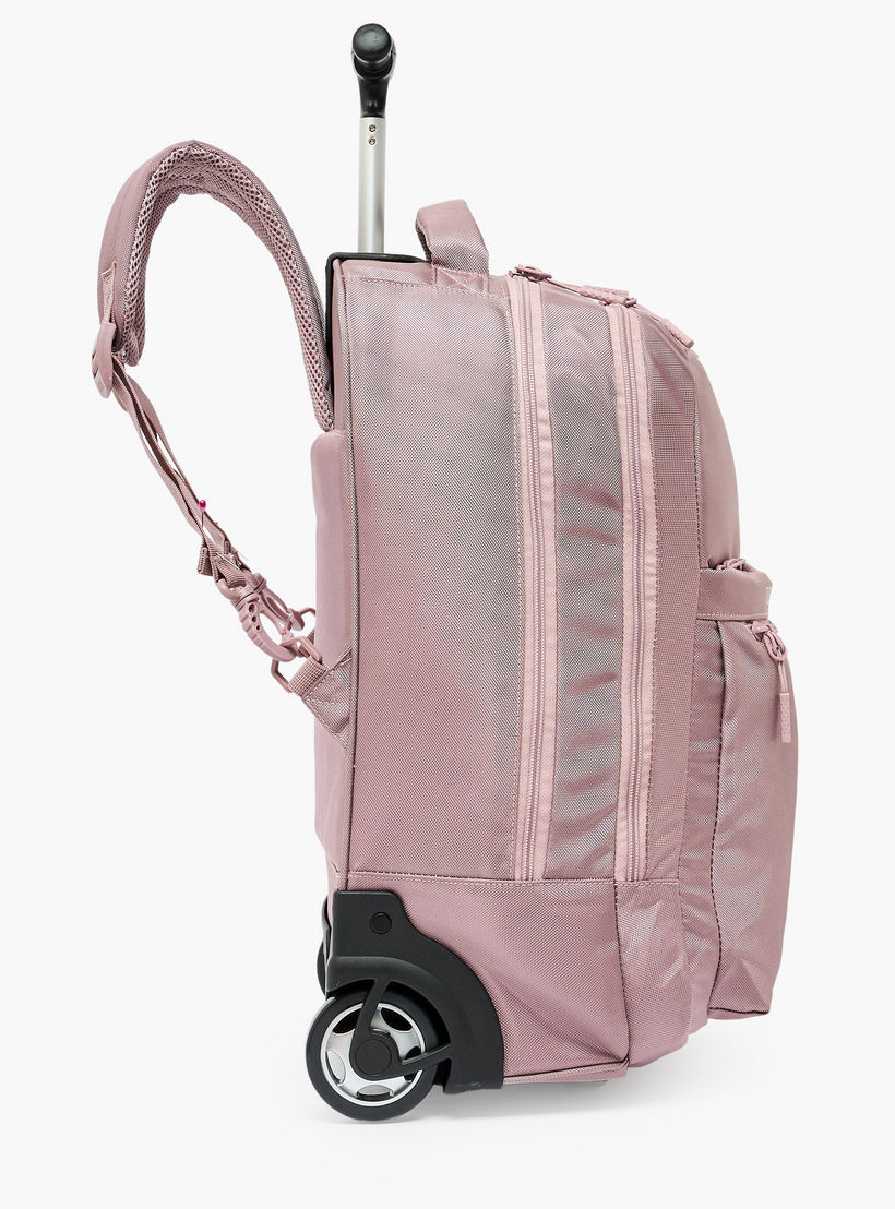 US POLO ASSN. Solid Trolley Backpack for Girls 8-13 Years with Retractable Handle - 19 inches-school-bagsandbackpacks-trolleybags-image-11
