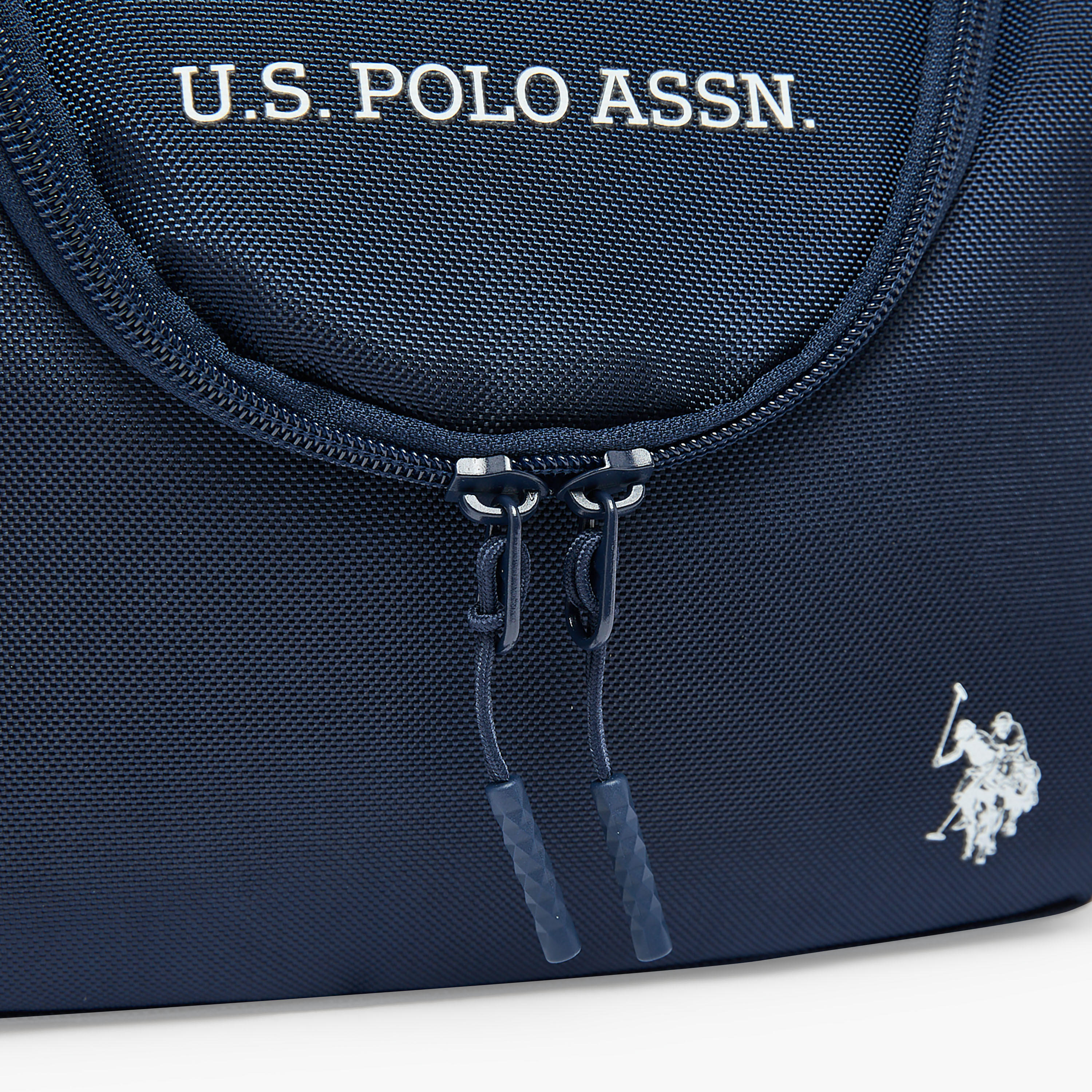 US POLO ASSN. Logo Print Lunch Bag for Unisex 8-13 Years with Adjustable Strap-school-lunchessentials-lunchbags-image-5