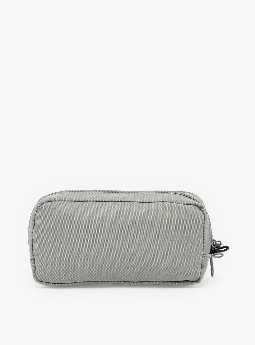 US POLO ASSN. Logo Print Pencil Pouch with Zip Closure-school-stationery-pencilcases-image-3