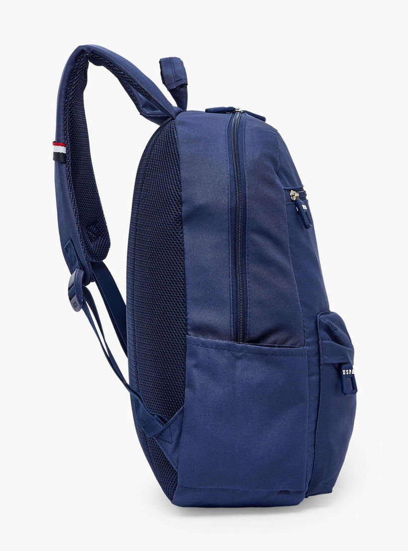 شنطة ظهر سادة بسحابات إغلاق للأولاد من سن 8 -13 سنة من يو إس بولو أسن - 18 بوصة-school-bagsandbackpacks-backpacks-image-8