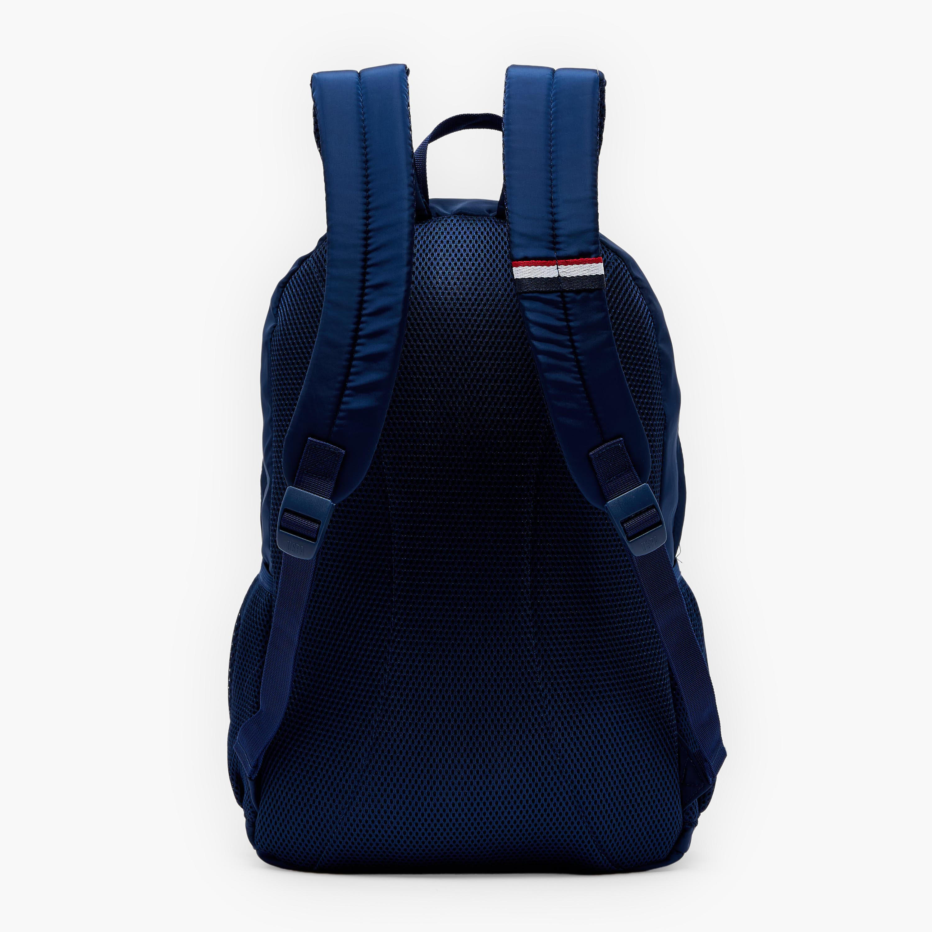 US POLO ASSN. Logo Print Backpack for Boys 8-13 Years with Adjustable Shoulder Straps - 18 inches-school-bagsandbackpacks-backpacks-image-8