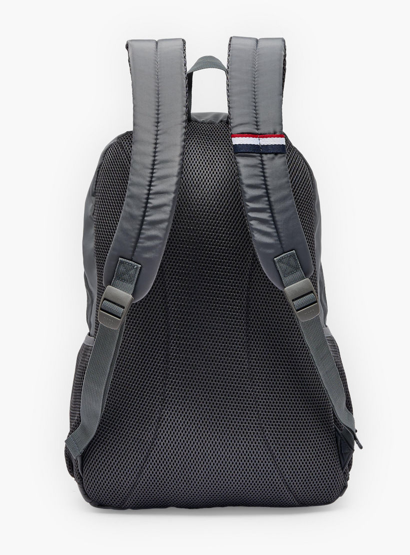 US POLO ASSN. Logo Print Backpack for Boys 8-13 Years with Adjustable Shoulder Straps - 18 inches-school-bagsandbackpacks-backpacks-image-8