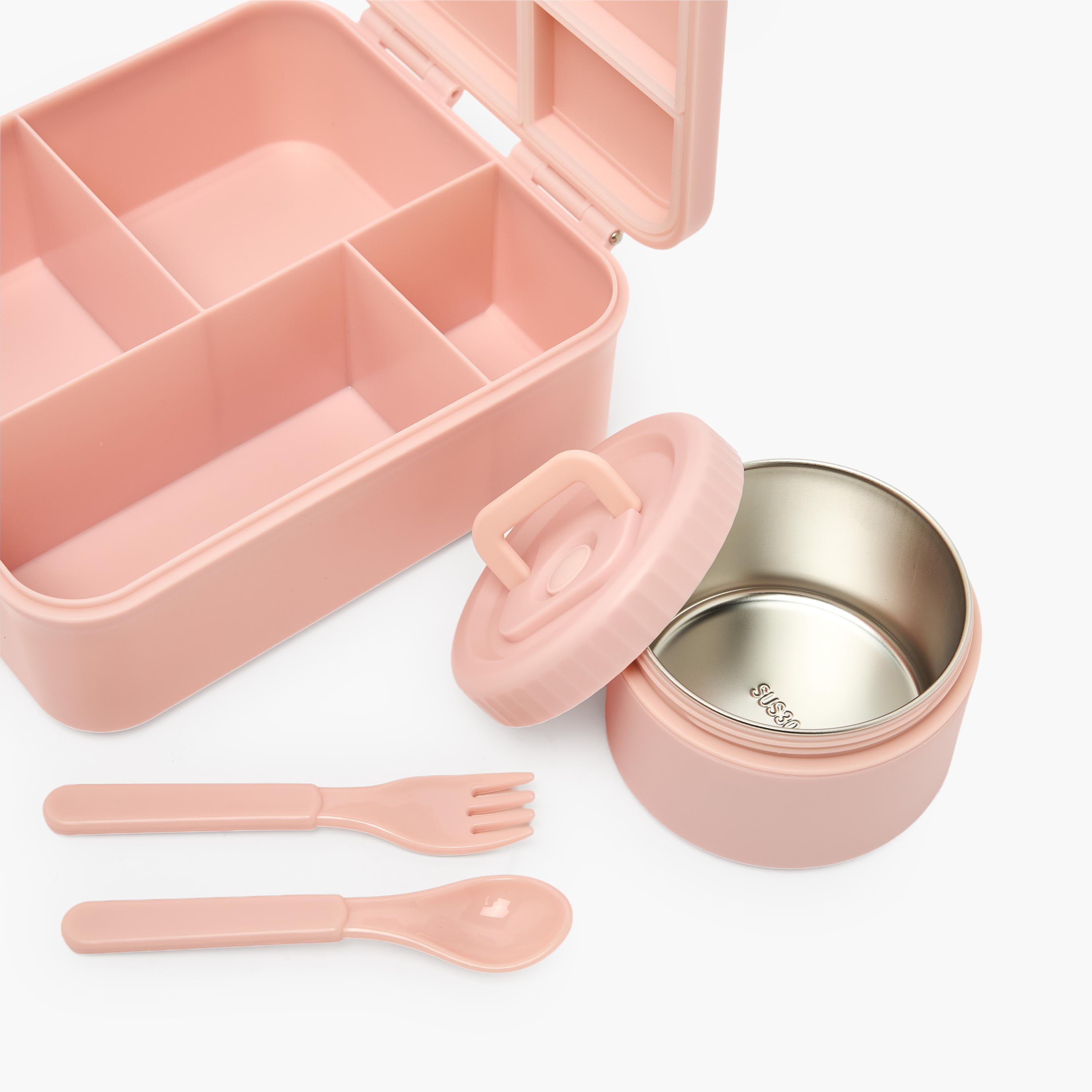 صندوق غداء بنتو سادة مع وعاء شوربة للبنات من يو إس بولو أسن - 1.7 لتر-school-lunchessentials-lunchboxes-image-6