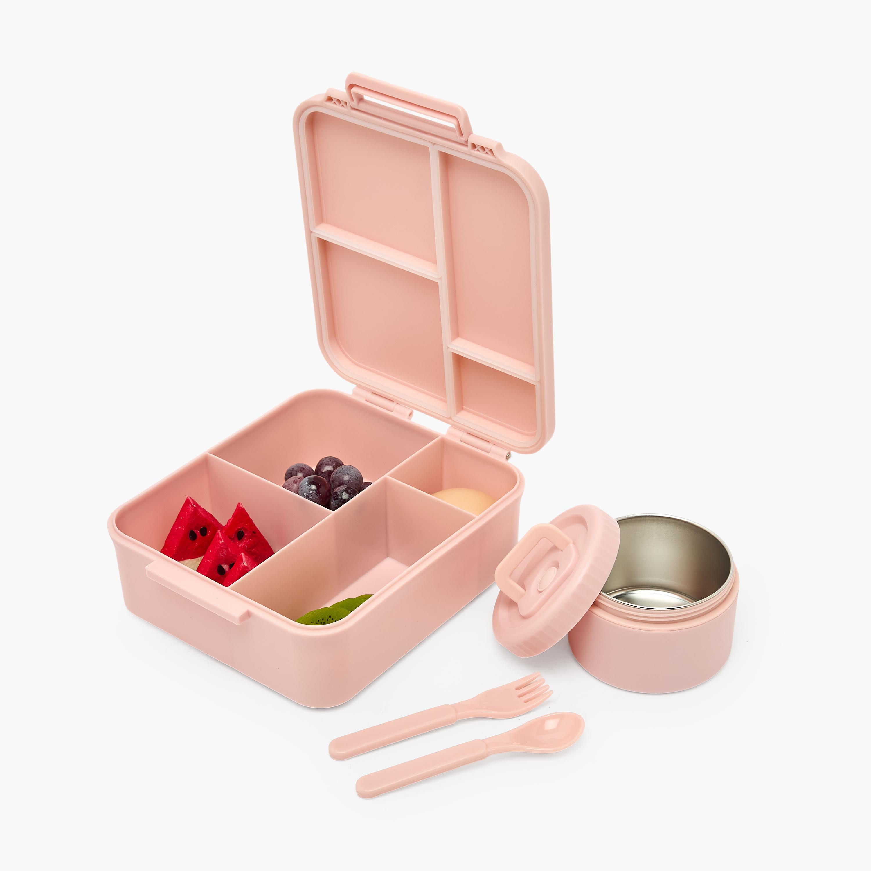 صندوق غداء بنتو سادة مع وعاء شوربة للبنات من يو إس بولو أسن - 1.7 لتر-school-lunchessentials-lunchboxes-image-8