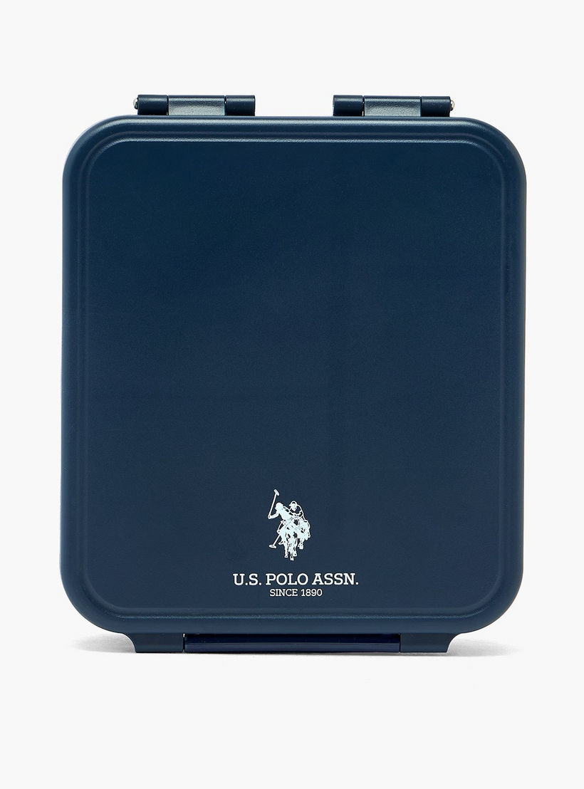 US POLO ASSN. Solid Bento Lunch Box for Boys with Soup Bowl and Cutlery - 1.7 L-school-lunchessentials-lunchboxes-image-4