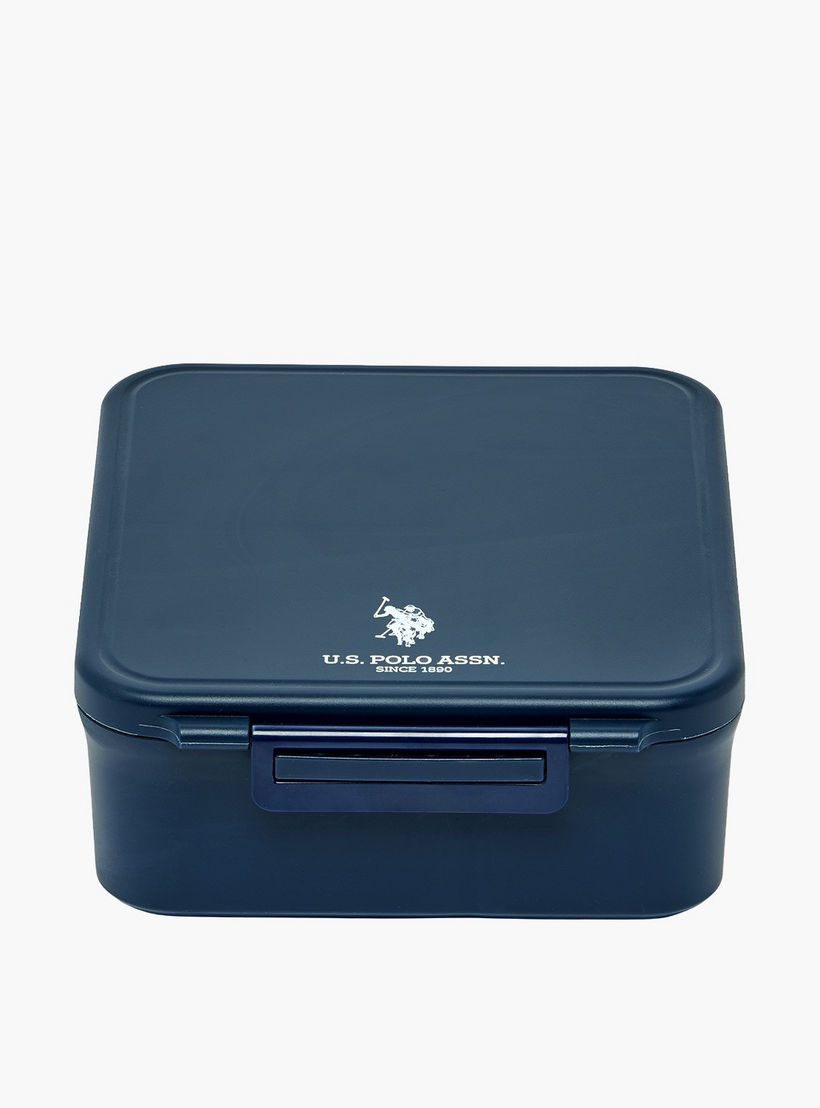 US POLO ASSN. Solid Bento Lunch Box for Boys with Soup Bowl and Cutlery - 1.7 L-school-lunchessentials-lunchboxes-image-5