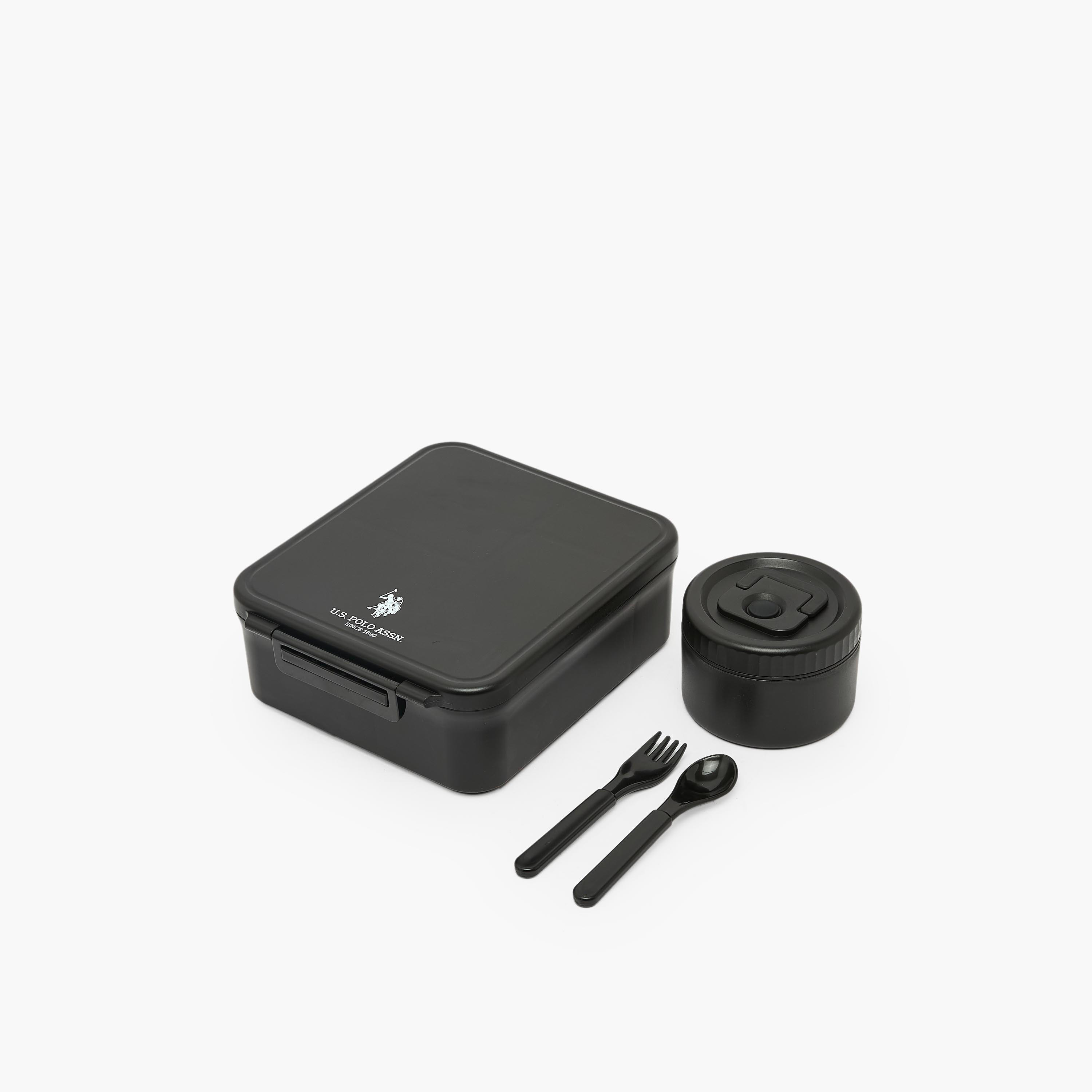 صندوق غداء سادة مع وعاء حساء للأولاد من  يو إس بولو أسن - 1.7 لتر-school-lunchessentials-lunchboxes-image-1