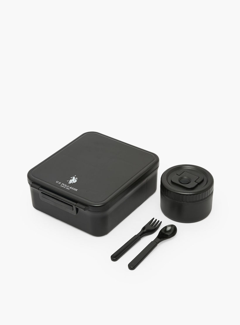 صندوق غداء سادة مع وعاء حساء للأولاد من يو إس بولو أسن - 1.7 لتر-school-lunchessentials-lunchboxes-image-1