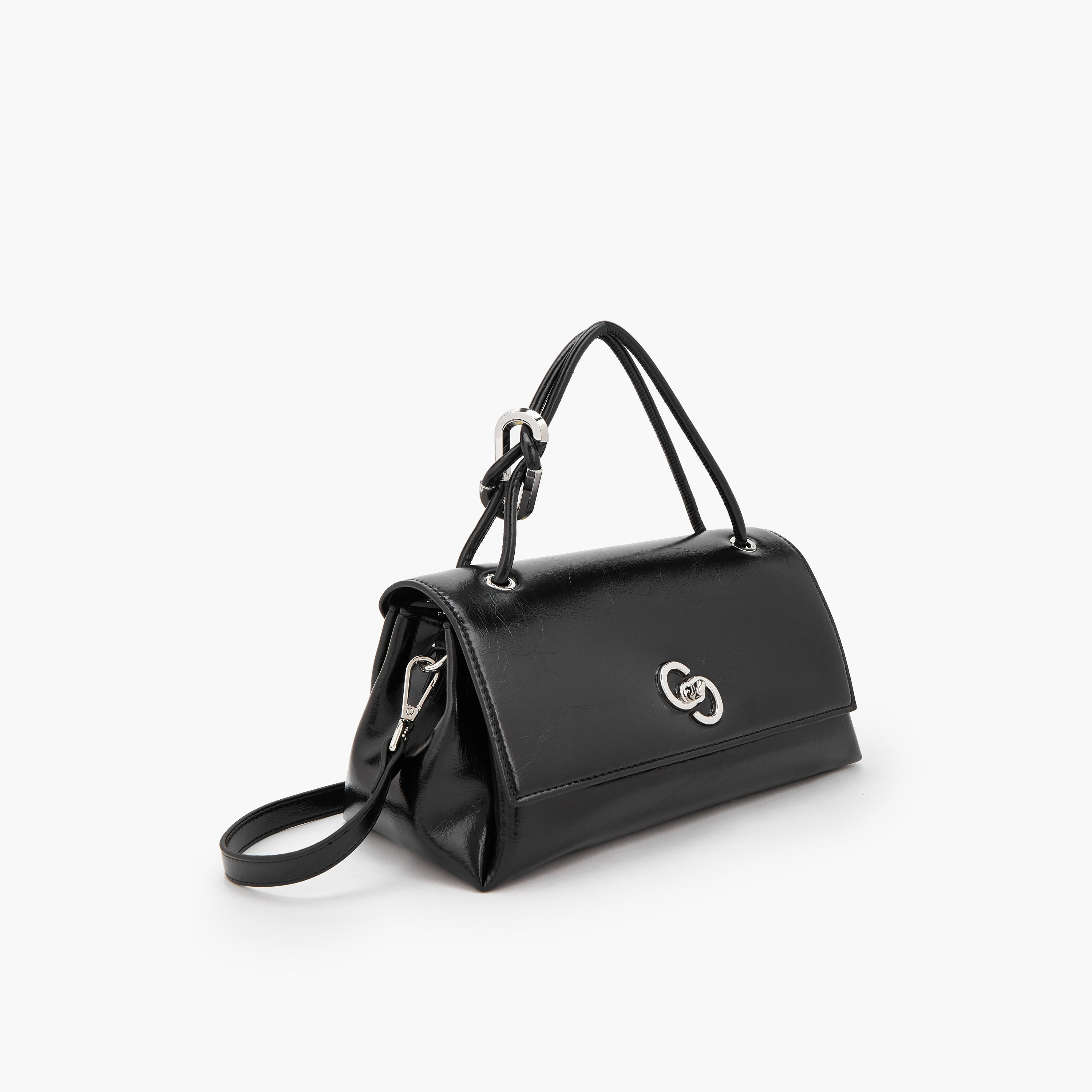 شنطة ساتشيل سادة بحزام قابل للفصل من سيليست-women-bagsandwallets-handbags-image-3