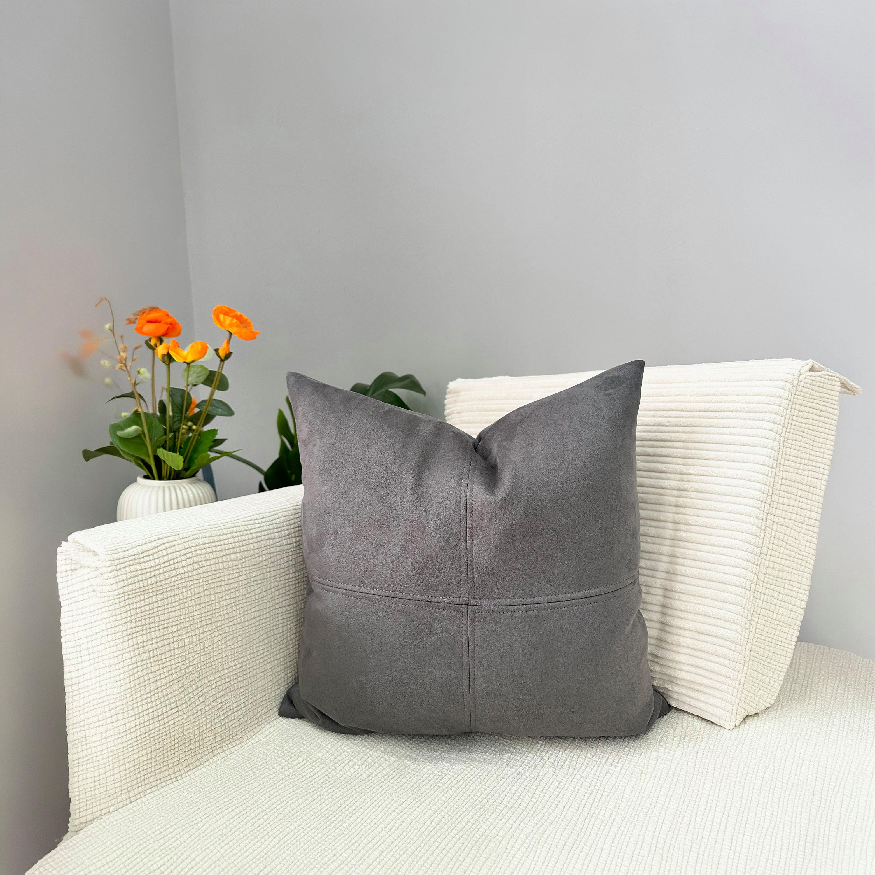Solid Filled Cushion - 45x45 cms-household-cushionsandthrows-filledcushions-decorativecushions-image-1