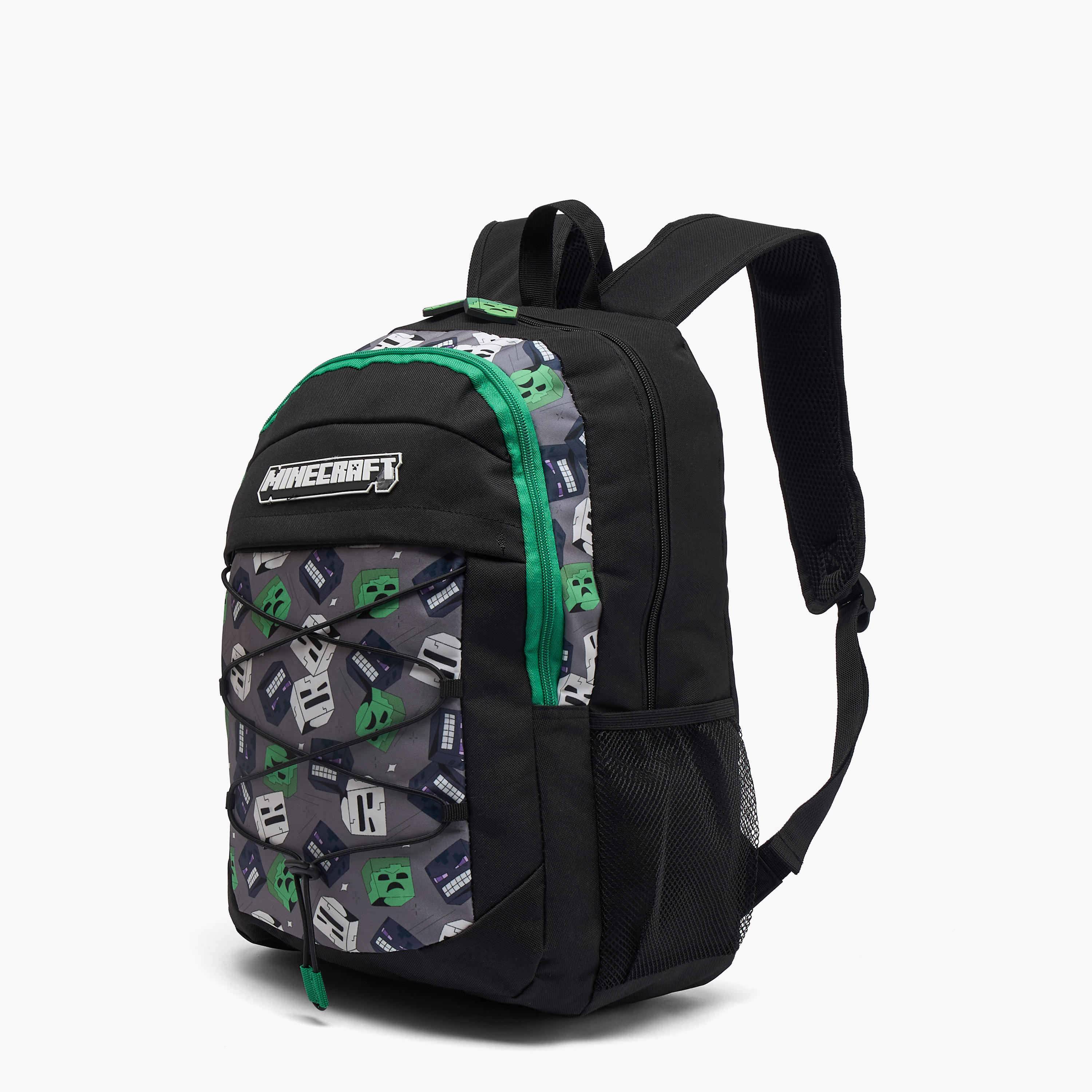 Minecraft Game Print School Backpack for Boys 13 Years+ with Padded Shoulder Straps-boys-accessories-bagsandbackpacks-image-7