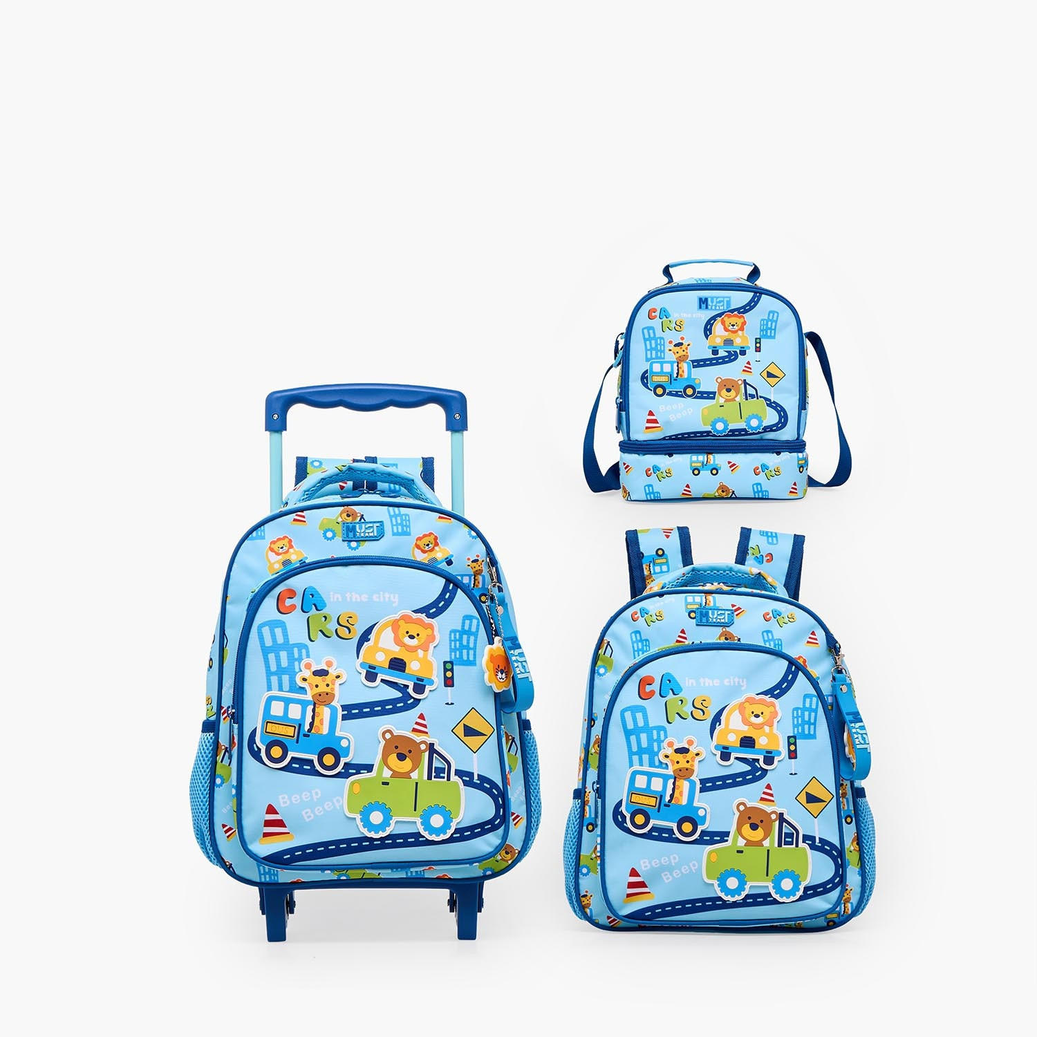 MustTeam Printed Backpack for Boys 2-5 Years with Adjustable Shoulder Straps - 12 inches-school-bagsandbackpacks-backpacks-image-10