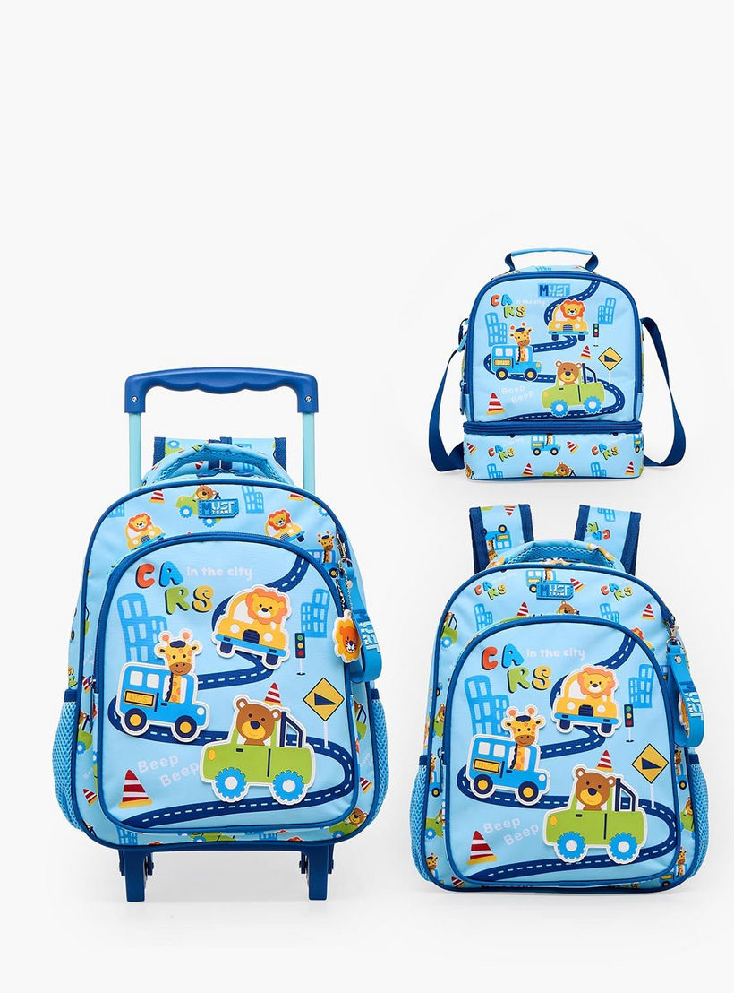 MustTeam Printed Backpack for Boys 2-5 Years with Adjustable Shoulder Straps - 12 inches-school-bagsandbackpacks-backpacks-image-10