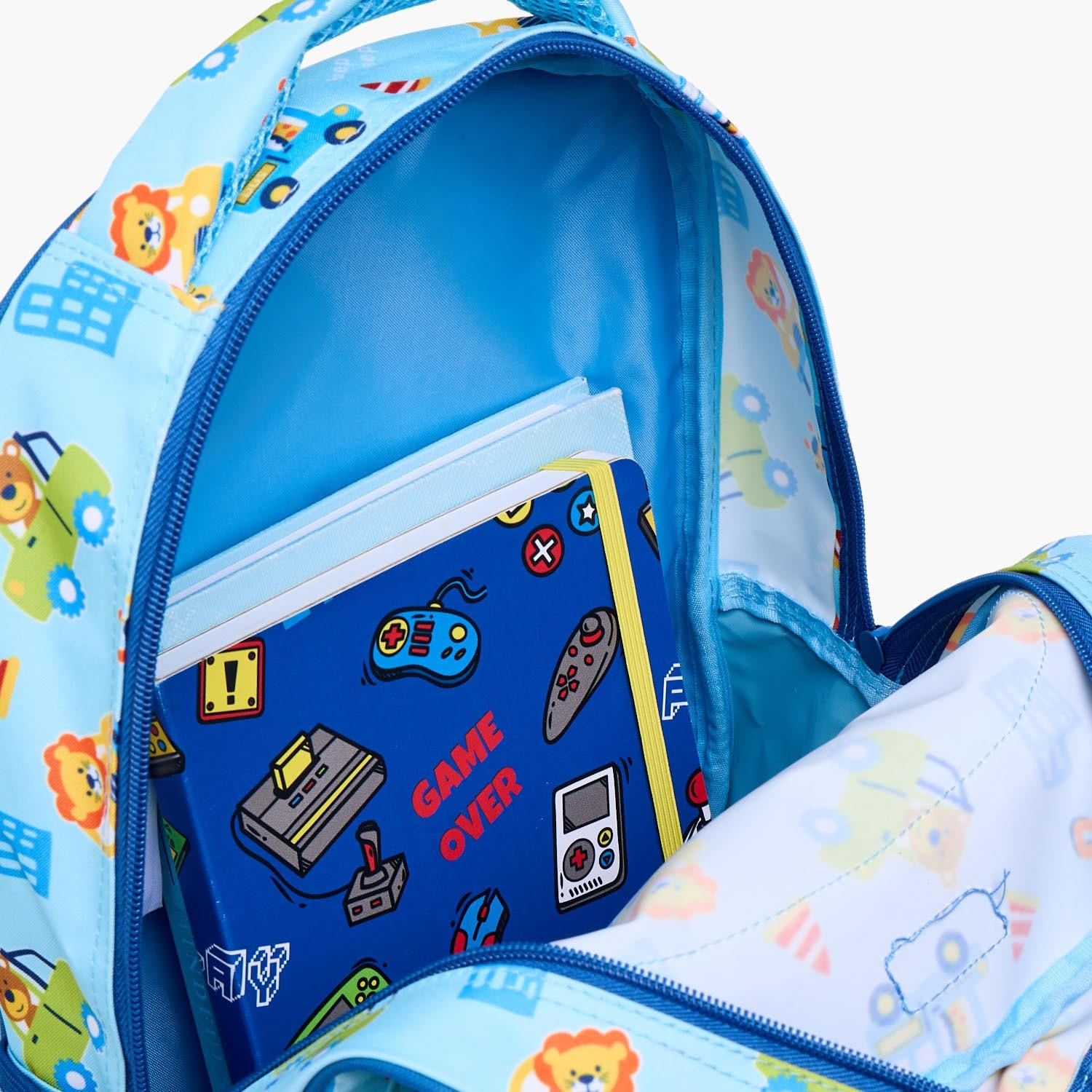 MustTeam Printed Backpack for Boys 2-5 Years with Adjustable Shoulder Straps - 12 inches-school-bagsandbackpacks-backpacks-image-6