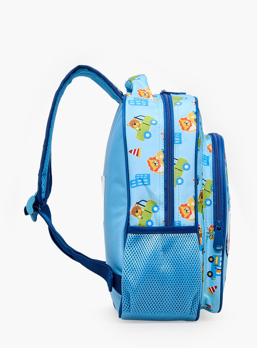 MustTeam Printed Backpack for Boys 2-5 Years with Adjustable Shoulder Straps - 12 inches-school-bagsandbackpacks-backpacks-image-8