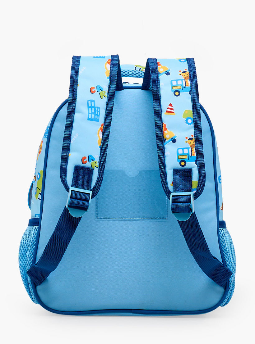 MustTeam Printed Backpack for Boys 2-5 Years with Adjustable Shoulder Straps - 12 inches-school-bagsandbackpacks-backpacks-image-9
