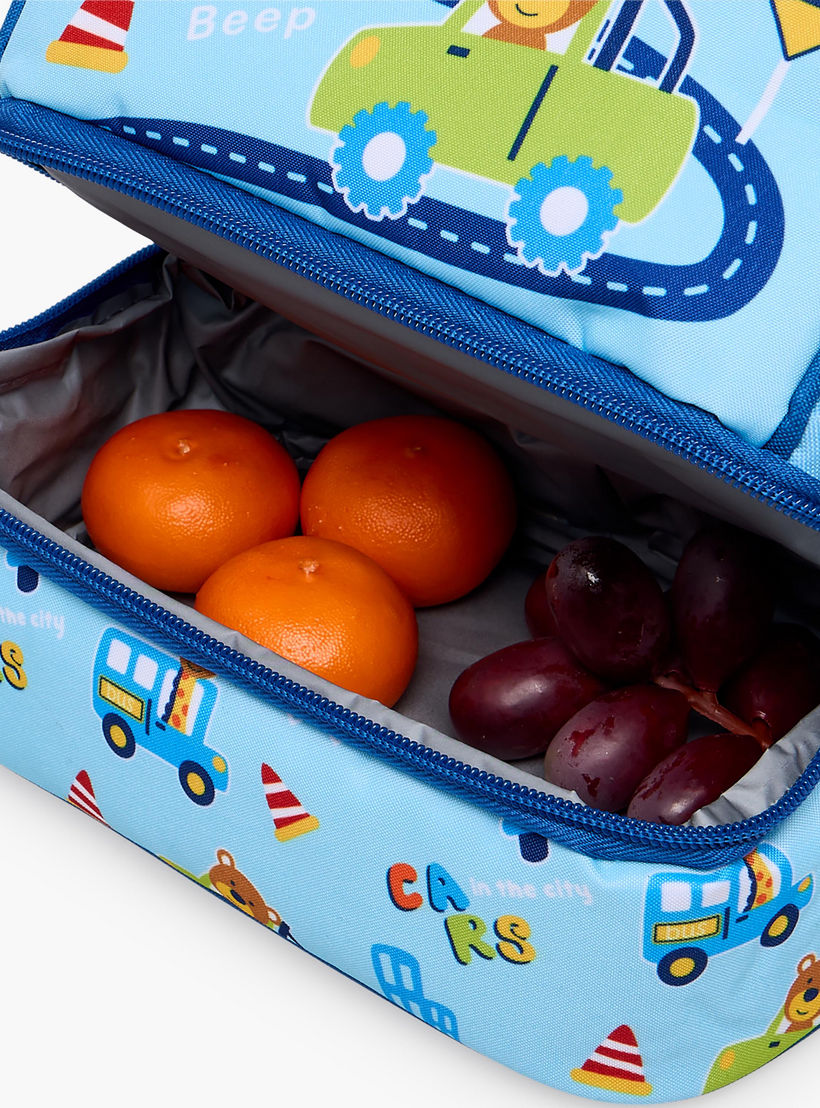 MustTeam Printed Lunch Bag for Boys 5-8 Years with Insulation-school-lunchessentials-lunchbags-image-6