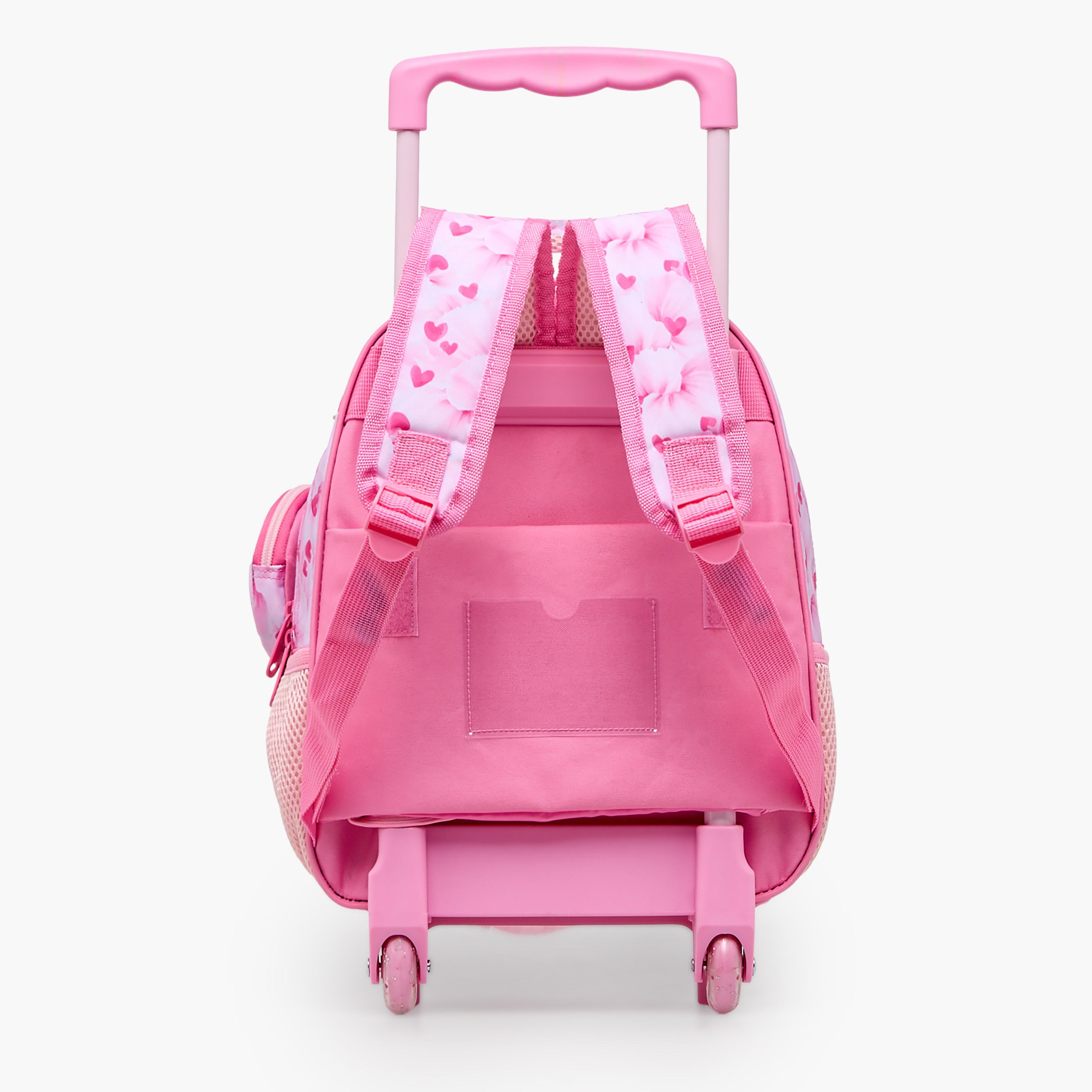 شنطة ترولي بطبعة باليرينا للبنات من 2 - 5 سنوات مع مقبض قابل للسحب من ماست تيم - 12 بوصة-school-bagsandbackpacks-trolleybags-image-2