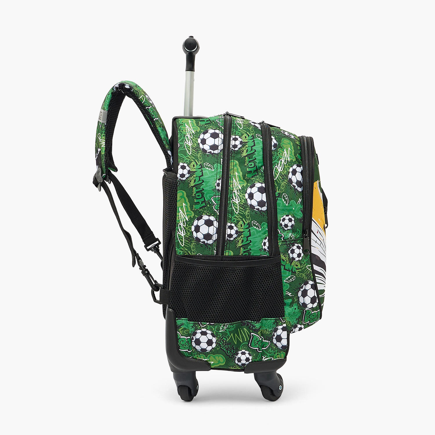 MustTeam Printed Trolley Backpack for Boys 8-13 Years with Adjustable Shoulder Straps - 17 inches-school-bagsandbackpacks-trolleybags-image-10