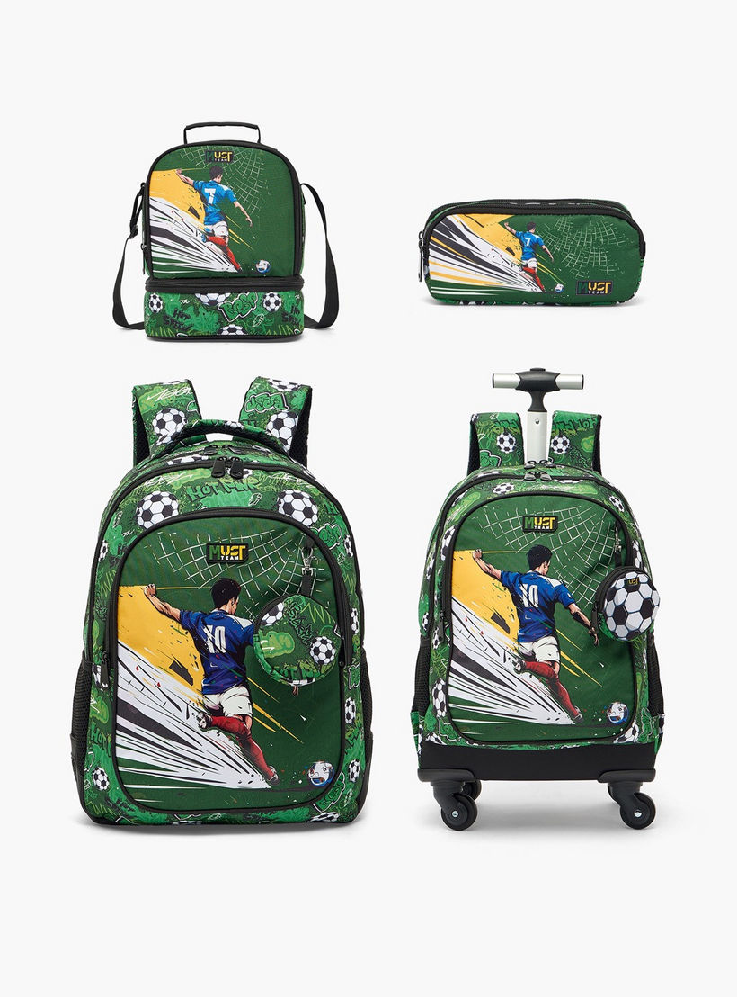 MustTeam Football Print Lunch Bag for Boys 5-8 Years with Adjustable Strap-school-lunchessentials-lunchbags-image-10