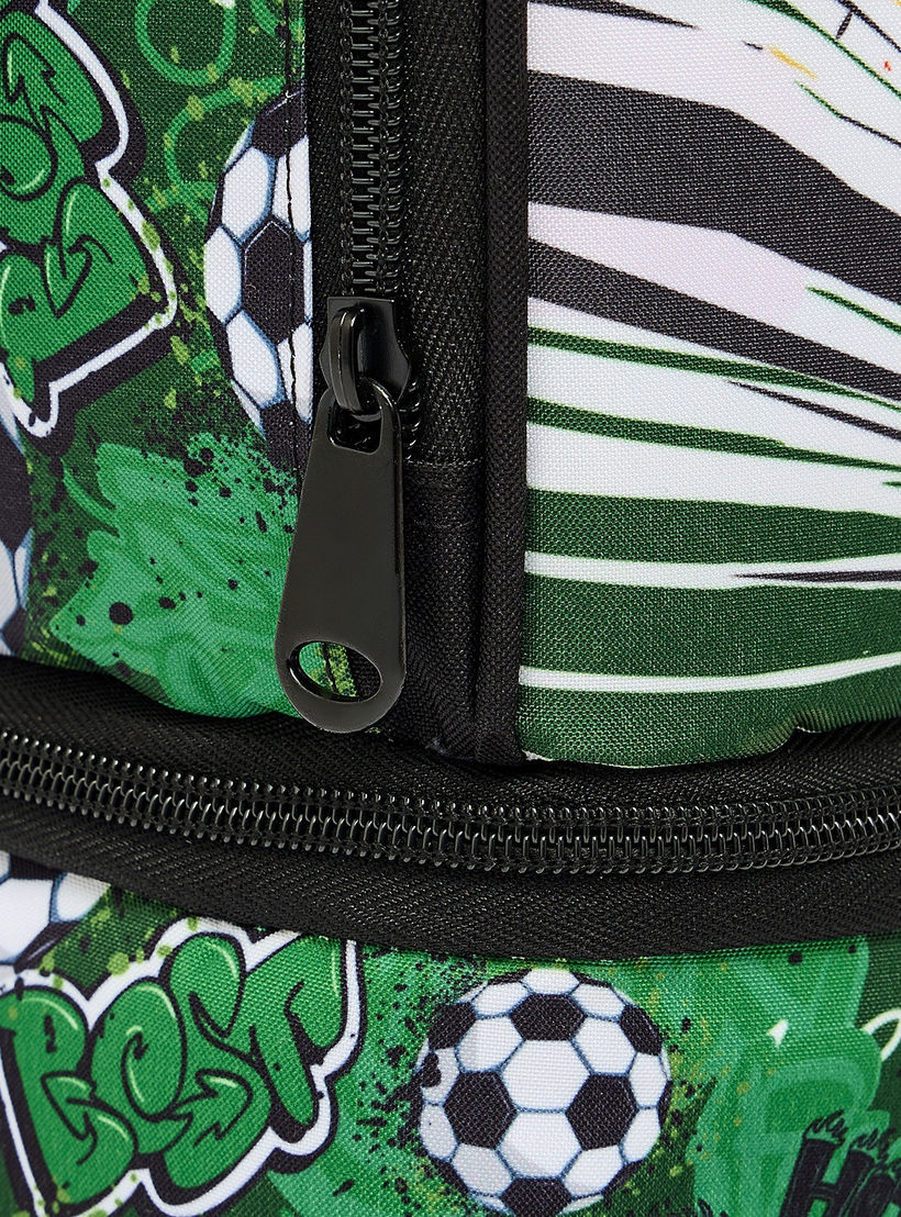 MustTeam Football Print Lunch Bag for Boys 5-8 Years with Adjustable Strap-school-lunchessentials-lunchbags-image-6