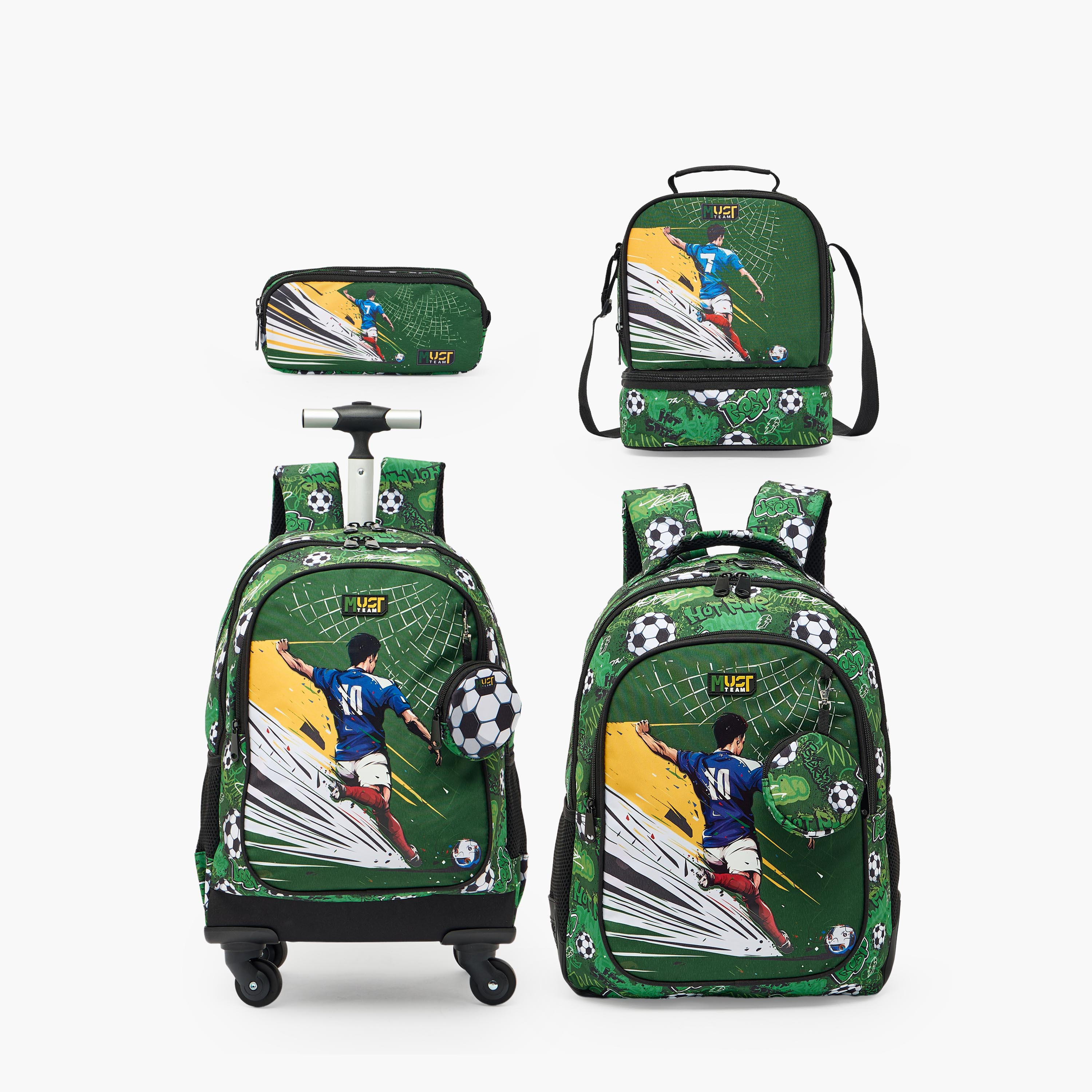MustTeam Football Print Pencil Pouch with 2 Compartments-school-stationery-pencilcases-image-8