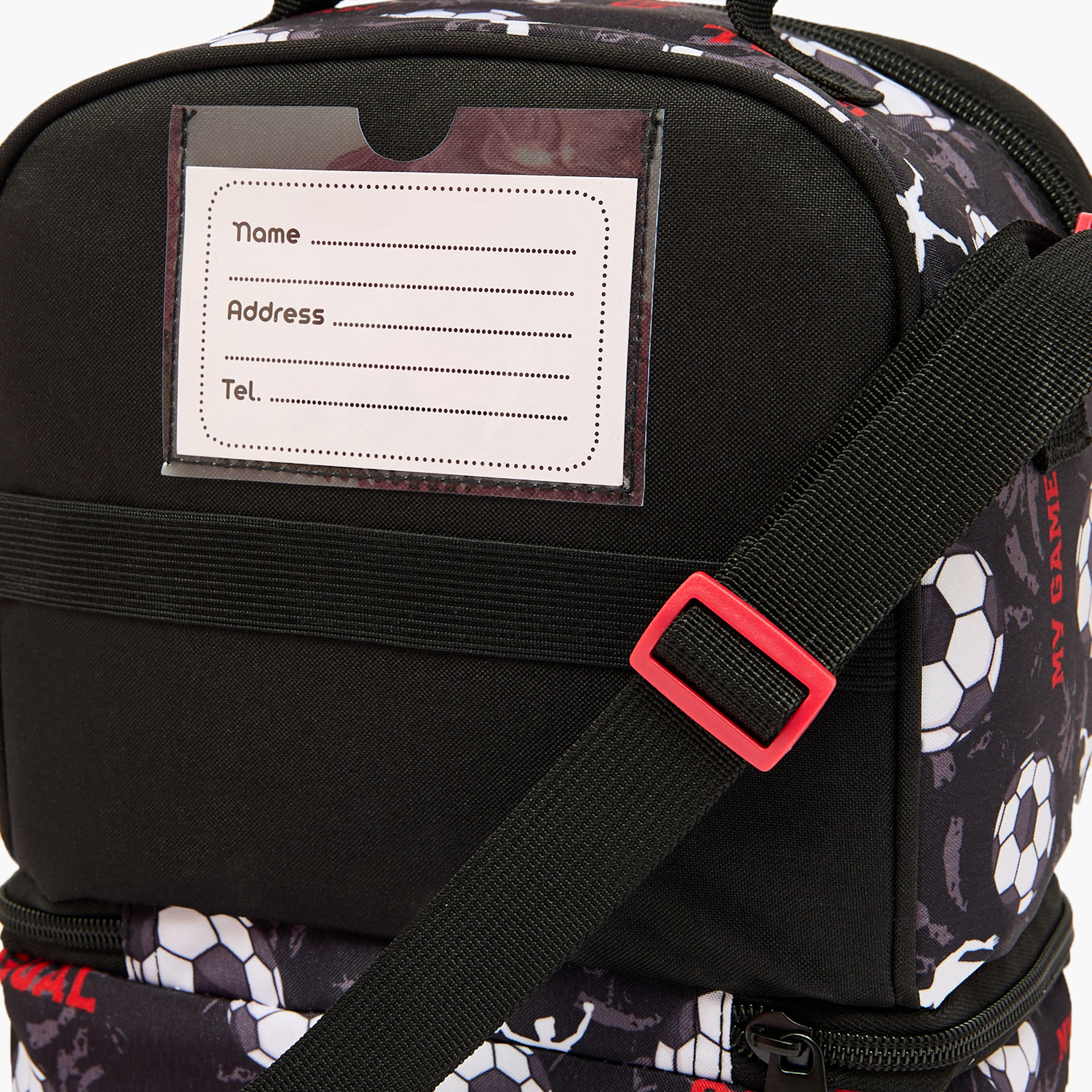 MustTeam Football Print Lunch Bag for Boys 5-8 Years with Shoulder Strap-school-lunchessentials-lunchbags-image-10
