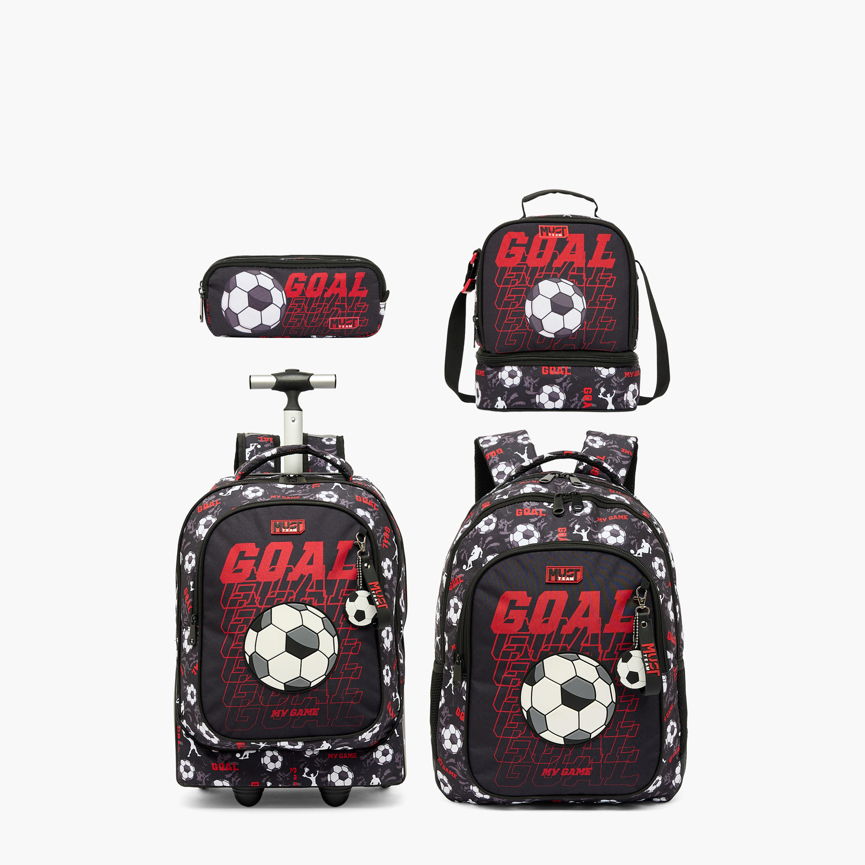 MustTeam Football Print Lunch Bag for Boys 5-8 Years with Shoulder Strap-school-lunchessentials-lunchbags-image-11