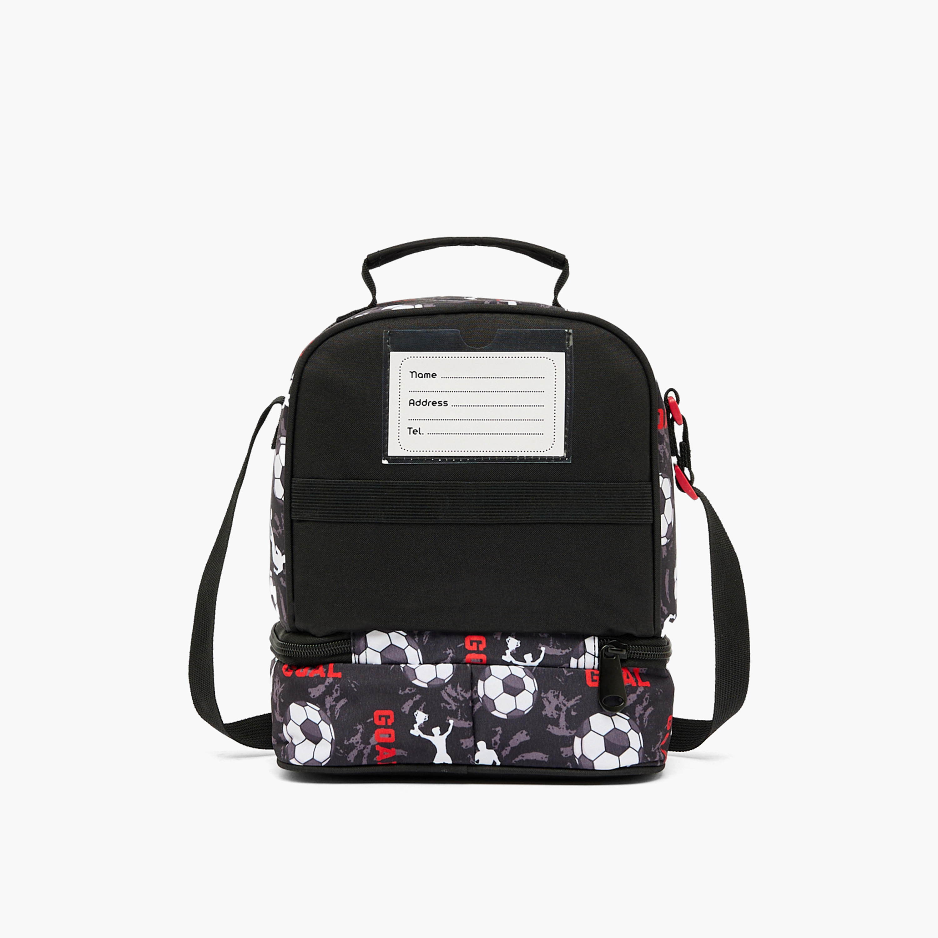 MustTeam Football Print Lunch Bag for Boys 5-8 Years with Shoulder Strap-school-lunchessentials-lunchbags-image-9