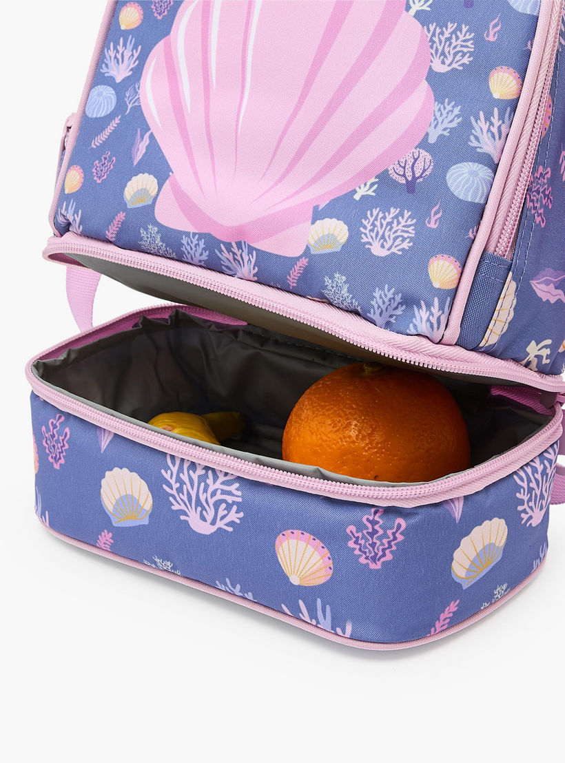 شنطة غداء بحزام قابل للفصل وبطبعات للبنات من سن 5-8 سنوات من ماست تيم-school-lunchessentials-lunchbags-image-6