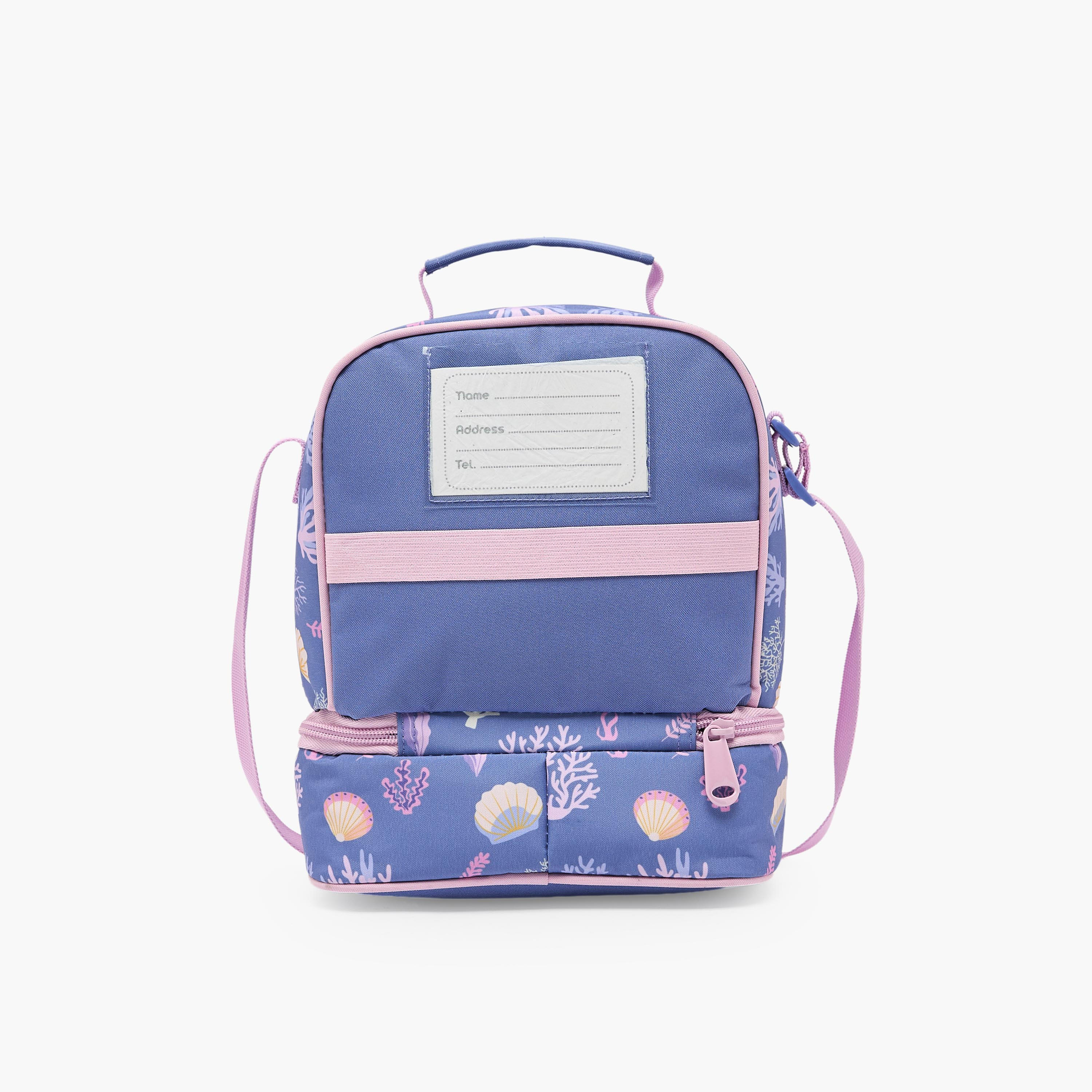 شنطة غداء بحزام قابل للفصل وبطبعات للبنات من سن 5-8 سنوات من ماست تيم-school-lunchessentials-lunchbags-image-8