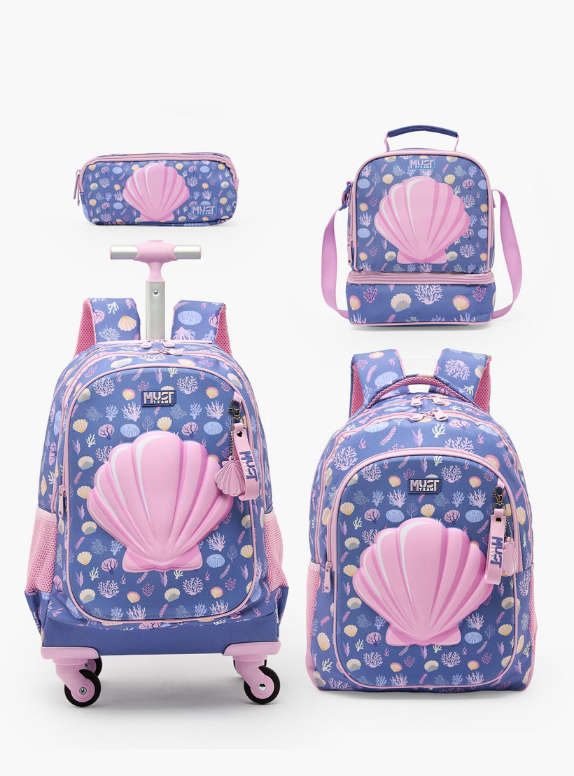 شنطة غداء بحزام قابل للفصل وبطبعات للبنات من سن 5-8 سنوات من ماست تيم-school-lunchessentials-lunchbags-image-9