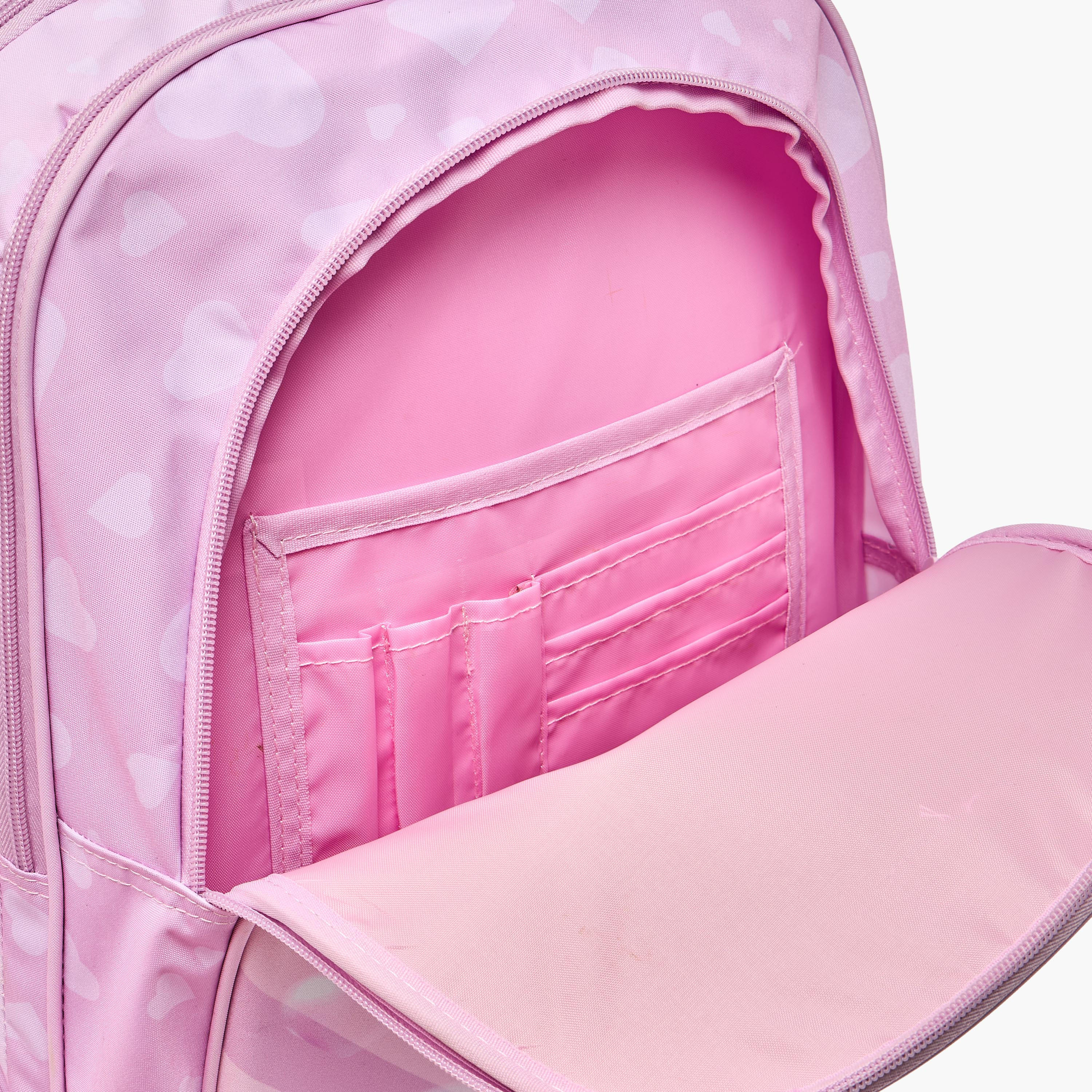 MustTeam Heart Print Trolley Backpack for Girls 8-13 Years with Retractable Handle - 17 inches-school-bagsandbackpacks-trolleybags-image-7