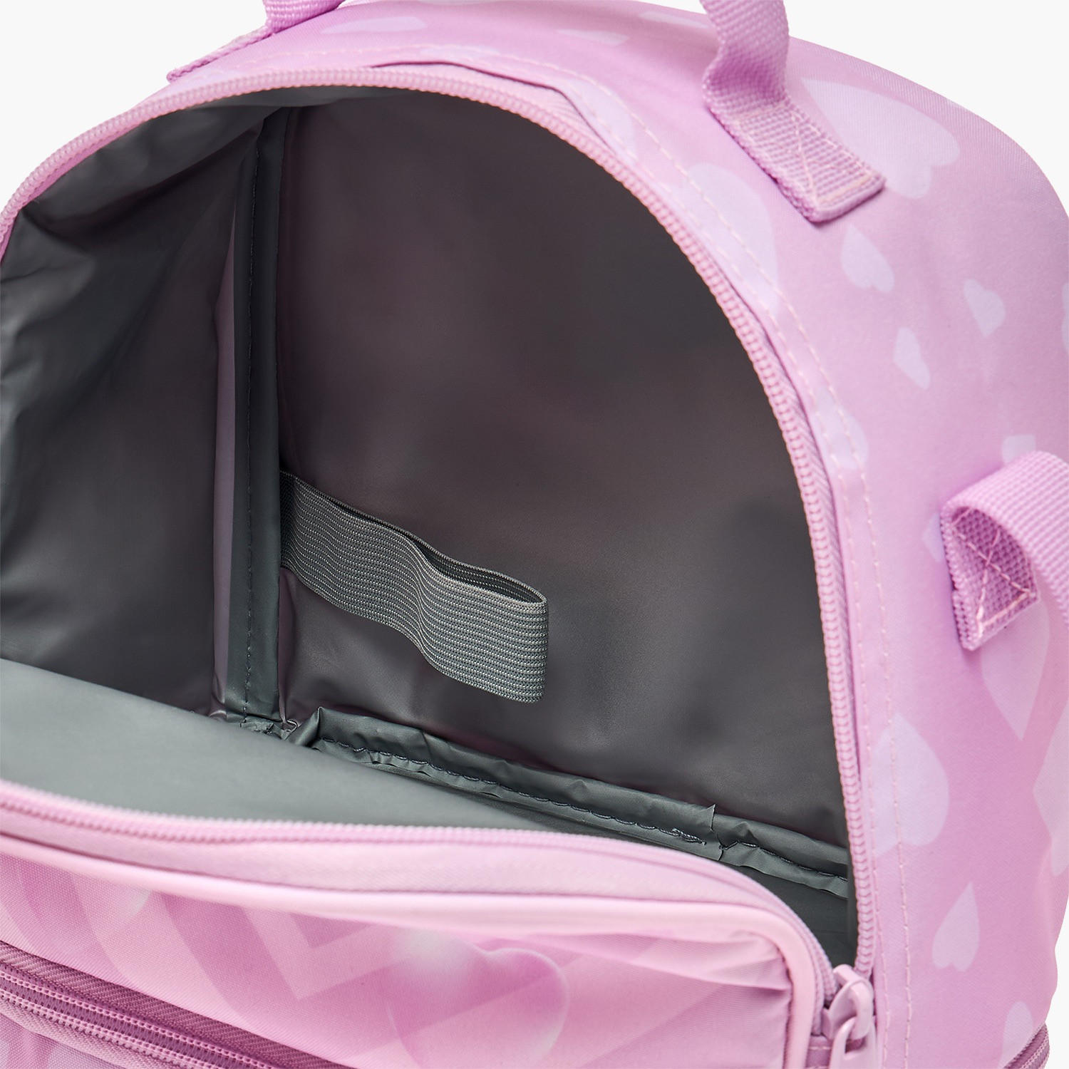 شنطة غداء بطبعات قلب وحزام قابل للتعديل للبنات من 5-8 سنوات من ماست تيم-school-lunchessentials-lunchbags-image-6