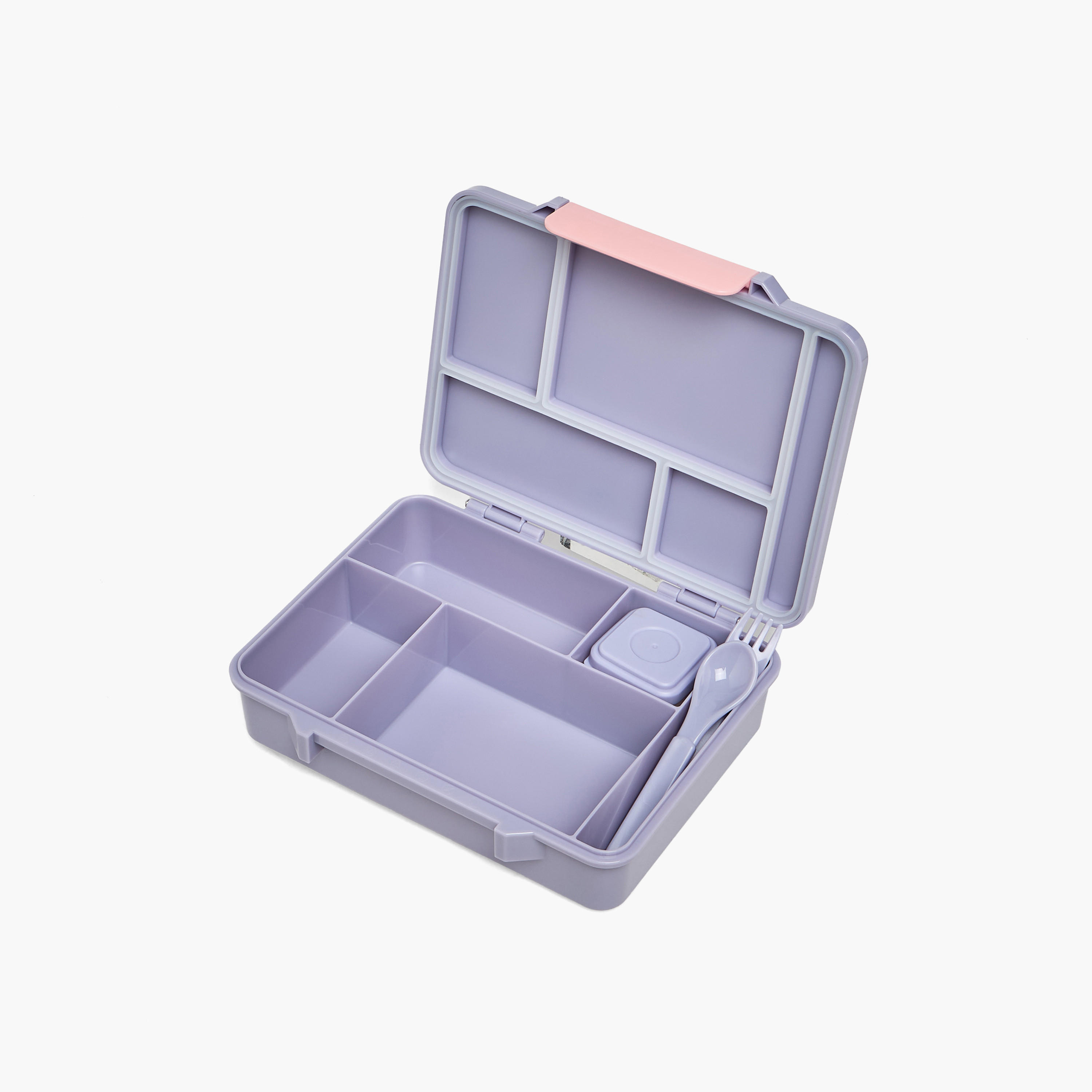 صندوق غداء بطبعات فراشة مع أدوات مائدة للبنات من سامي ستوديو - 1.3 لتر-school-lunchessentials-lunchboxes-image-5