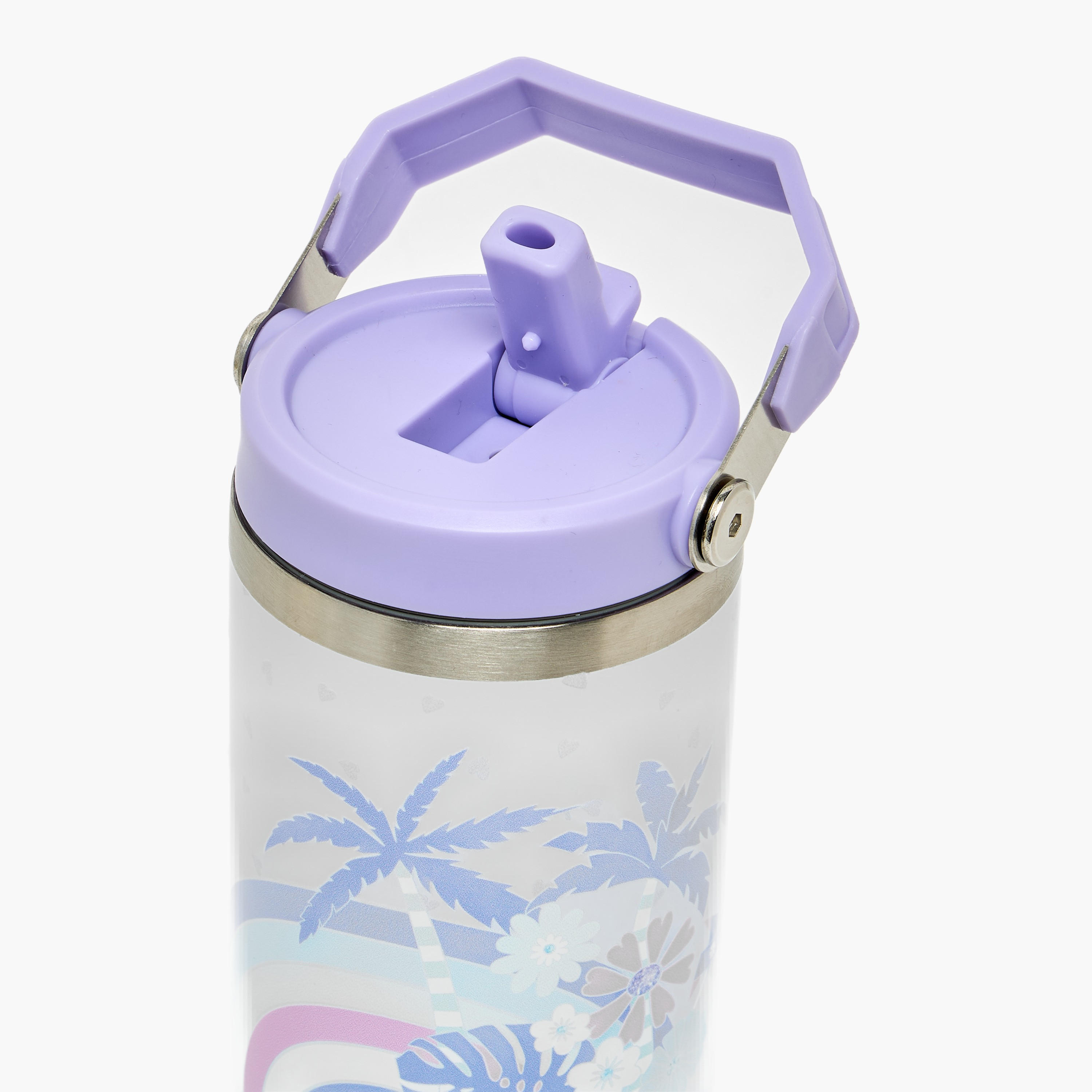 قارورة مياه ستانلس ستيل بفوهة قابلة للطي ومقبض وطبعات من سامي ستوديو - 1.2 لتر-school-waterbottles-image-7