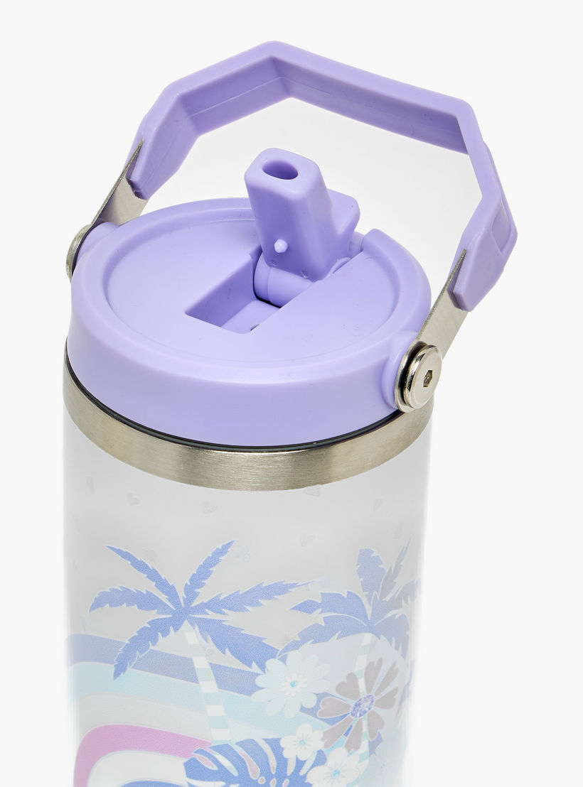 قارورة مياه ستانلس ستيل بفوهة قابلة للطي ومقبض وطبعات من سامي ستوديو - 1.2 لتر-school-waterbottles-image-7