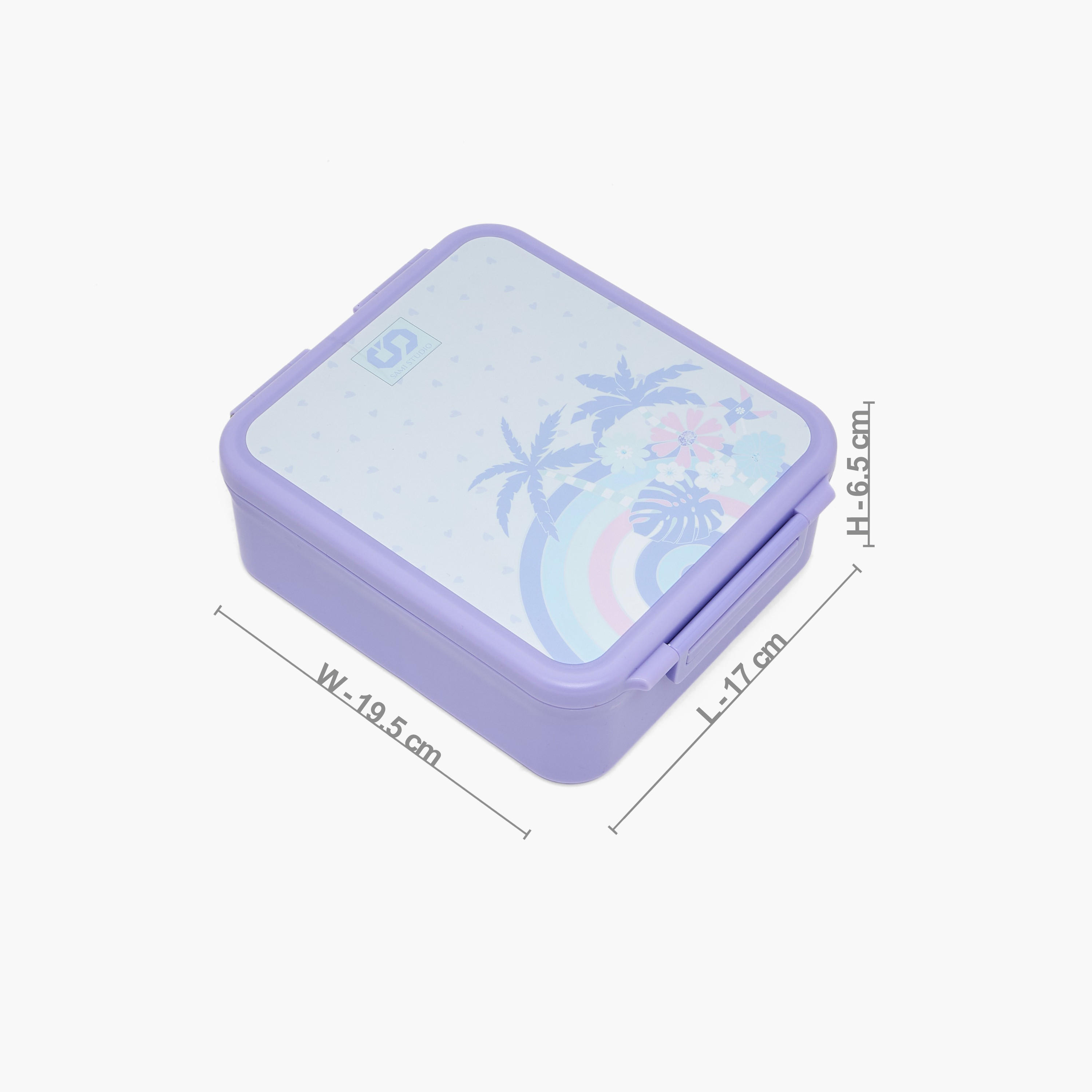SAMI STUDIO Tropical Print Lunch Box for Girls with Food Jar - 900 ml-school-lunchessentials-lunchboxes-image-12
